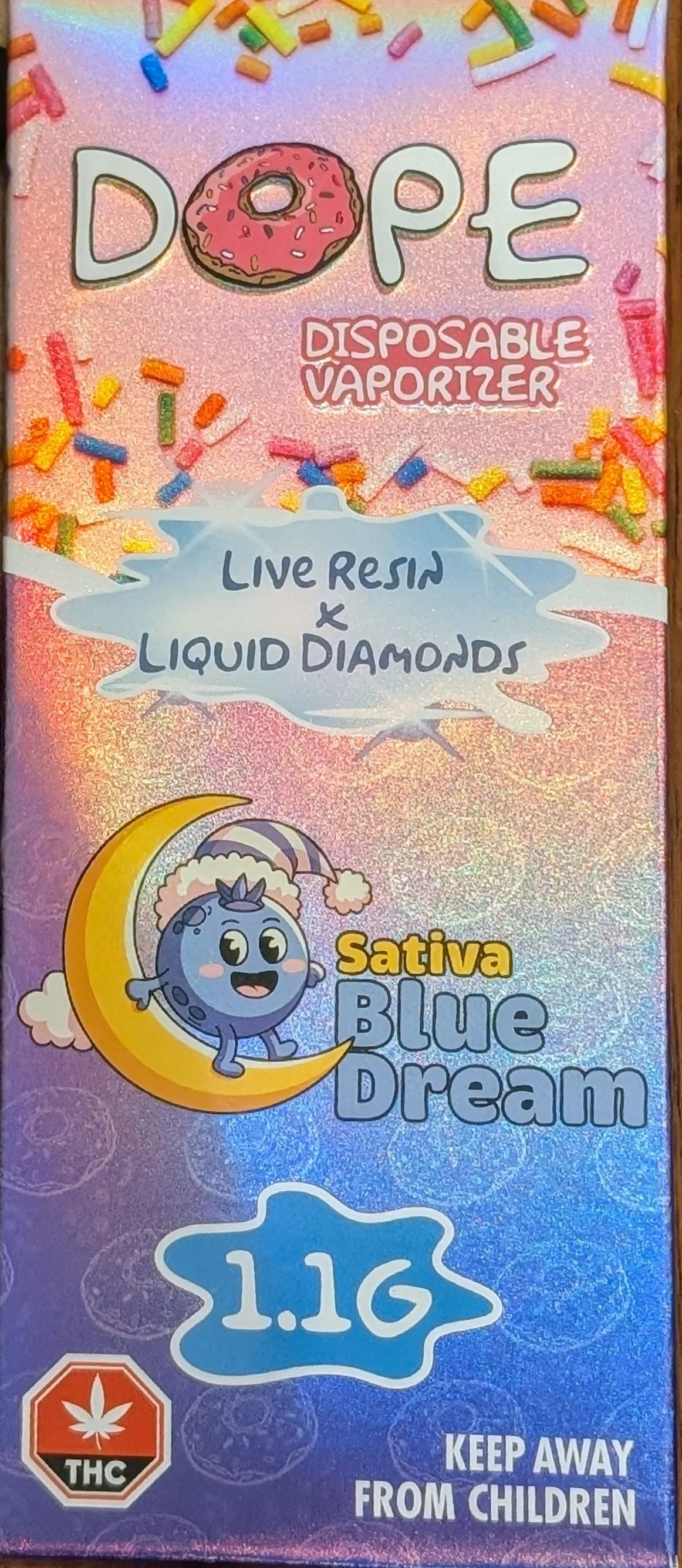 BLUE DREAM - DOPE 1.1G VAPE **NEW & IMPROVED**