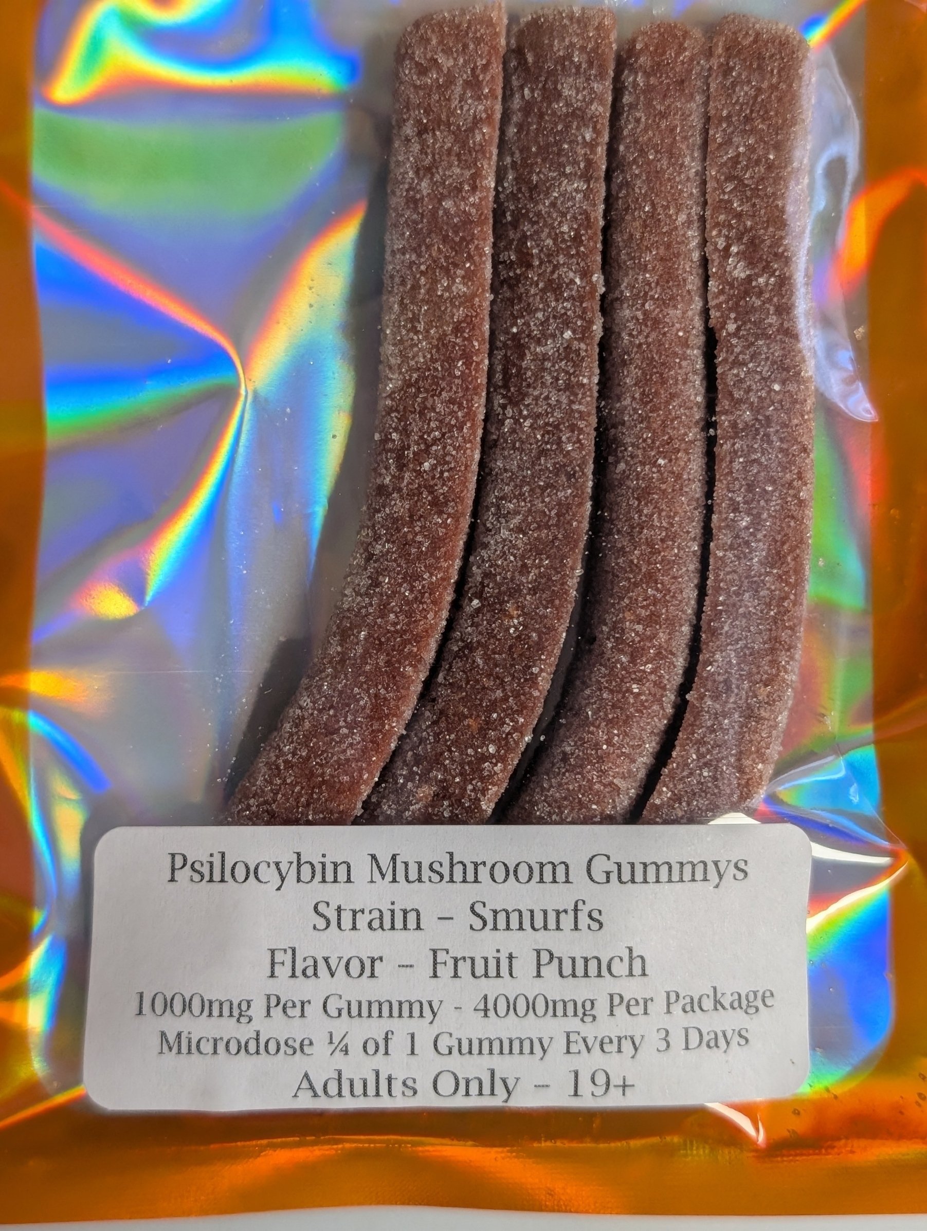 PSILOCYBIN MUSHROOM GUMMIES - SMURFS FRUIT PUNCH