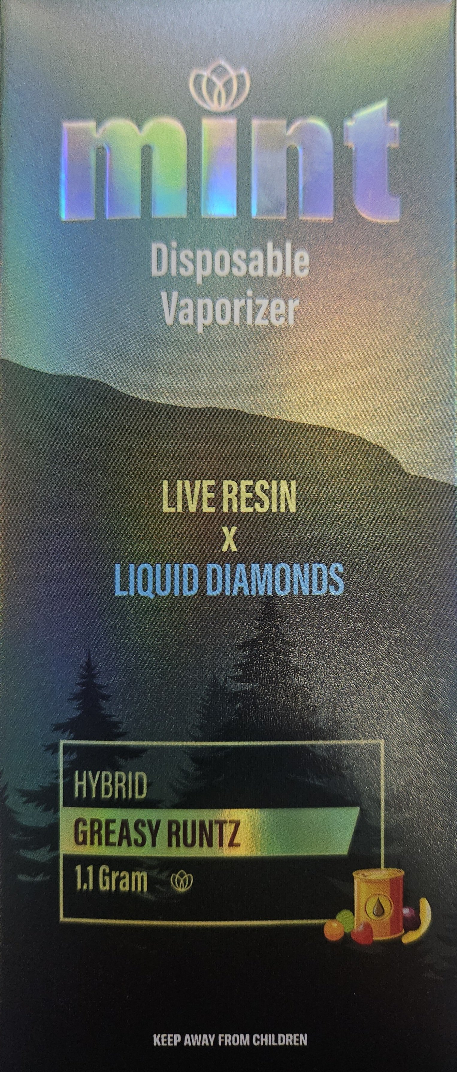 GREASY RUNTZ - MINT 1.1G VAPES