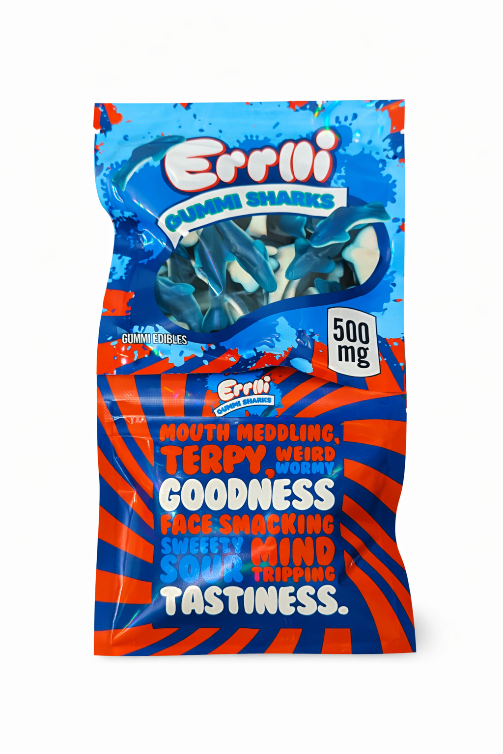Errlli Gummi Sharks - Chewy Terpy Treats (500mg)