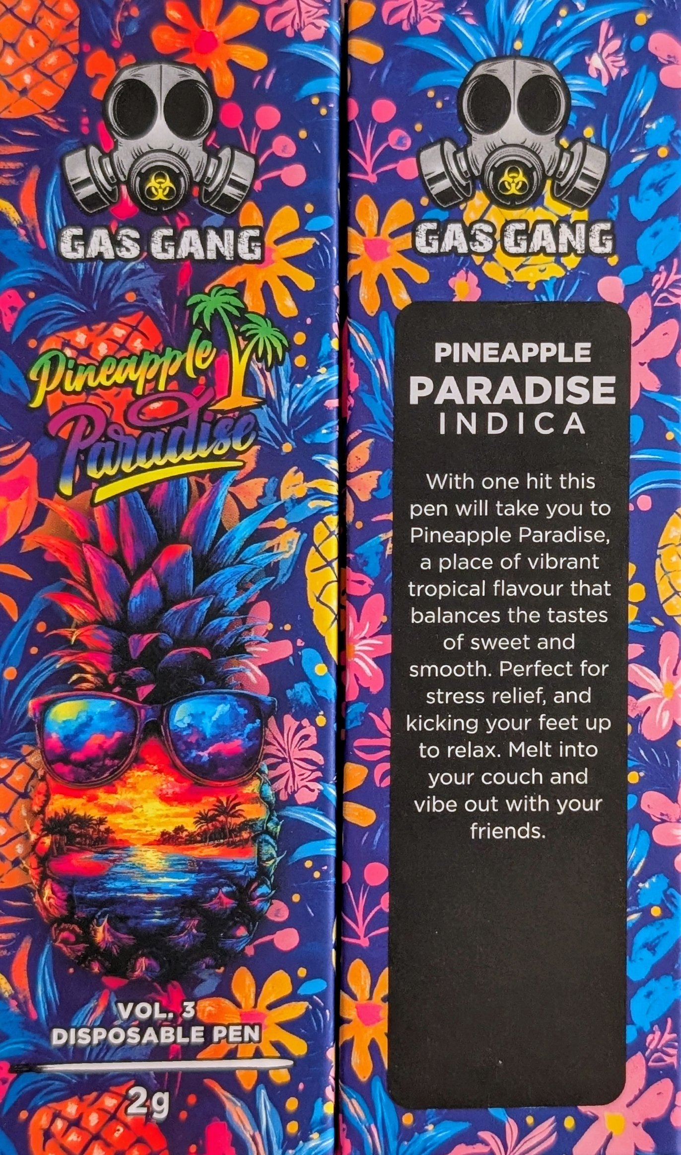 PINEAPPLE PARADISE - GAS GANG VAPE PENS (2G)