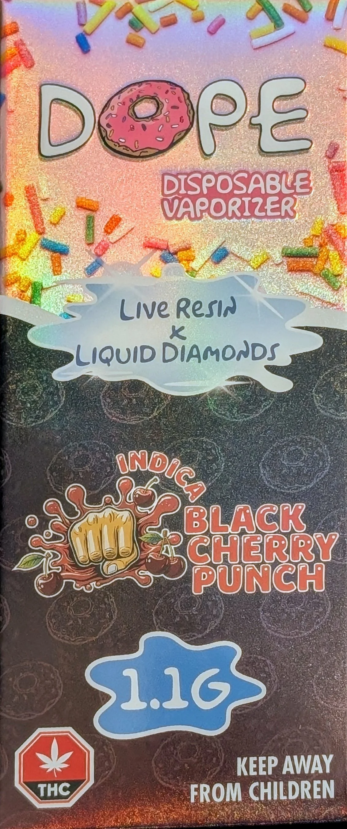 BLACK CHERRY PUNCH - DOPE 1.1G VAPE