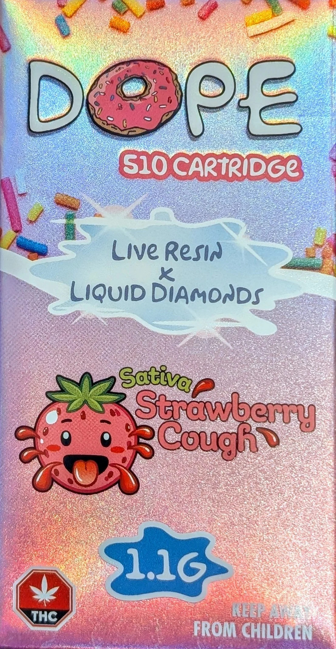 STRAWBERRY COUGH - DOPE 1.1G CARTRIDGE