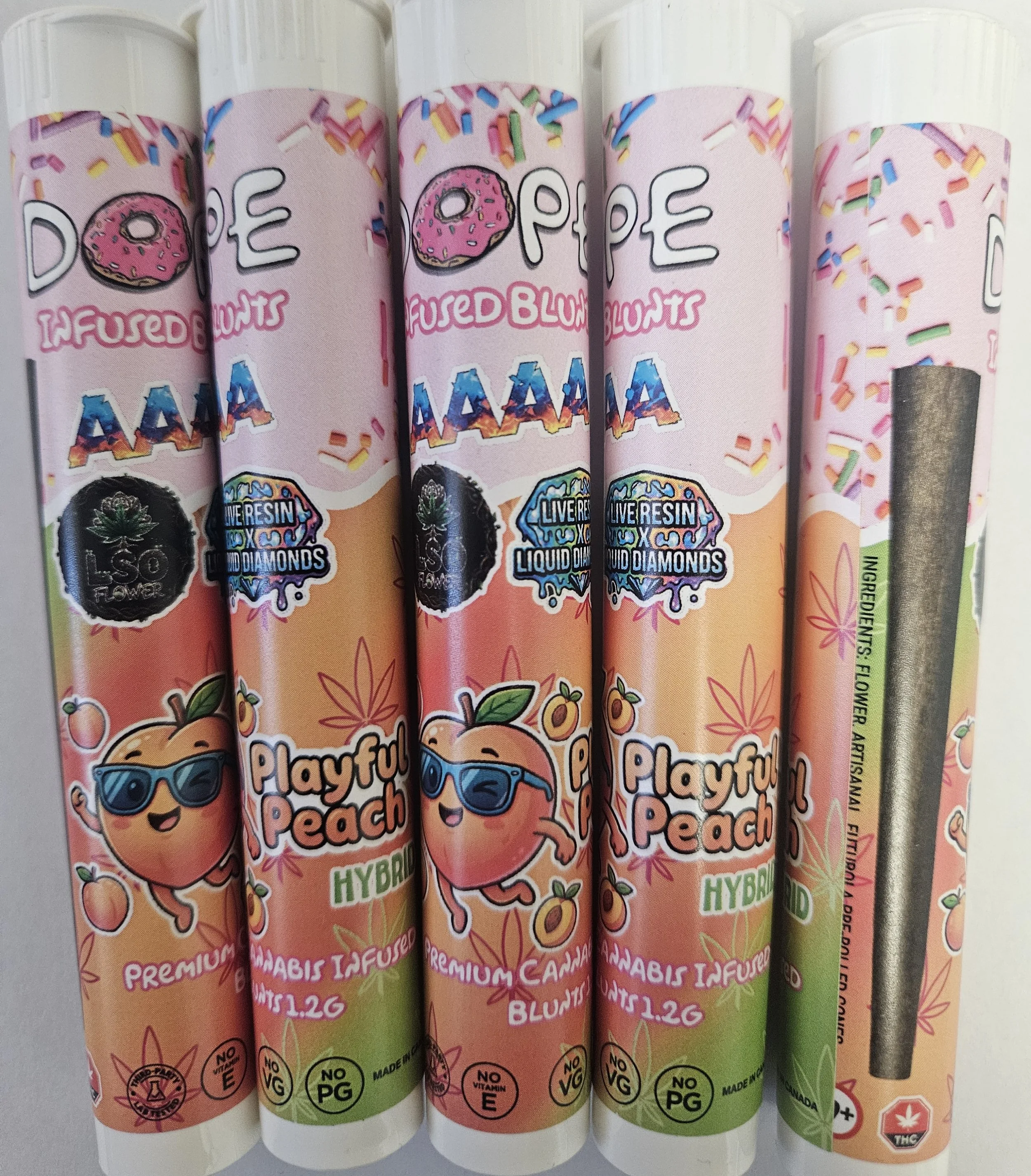 PLAYFUL PEACH   - DOPE INFUSED BLUNTS