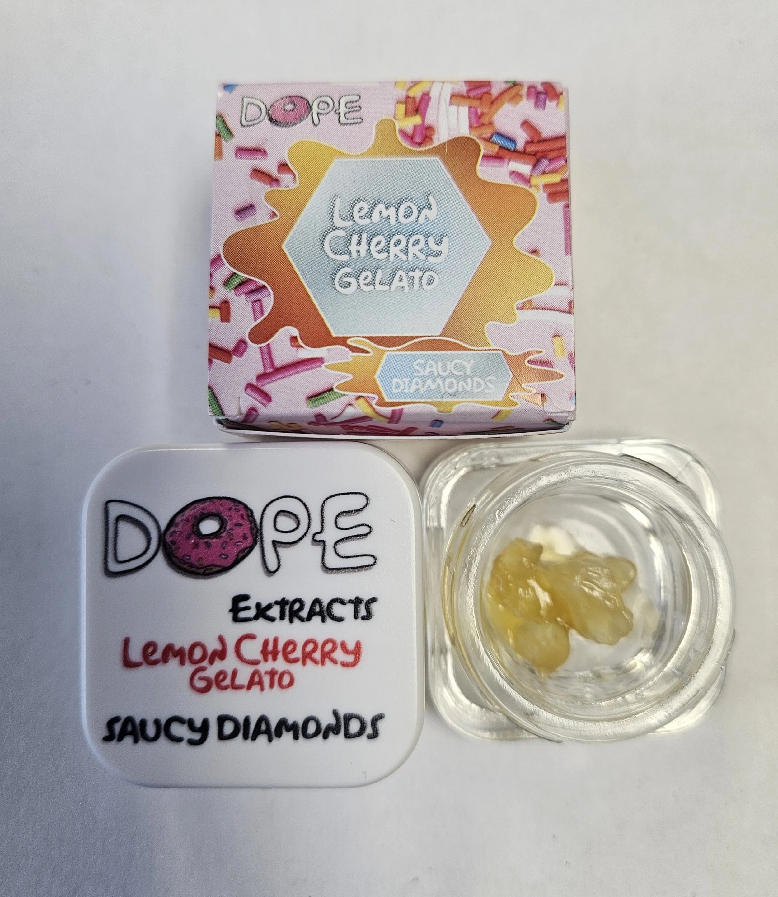 DOPE SAUCY DIAMONDS - LEMON CHERRY GELATO