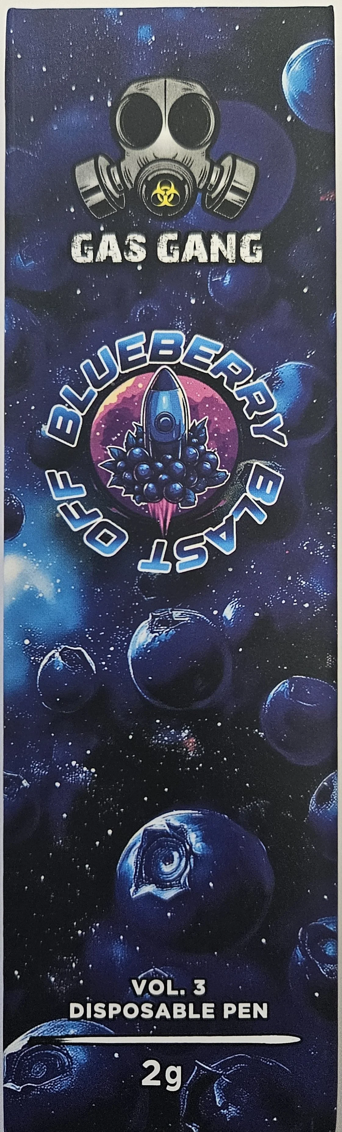 BLUEBERRY BLAST OFF - GAS GANG VAPE PENS (2G)