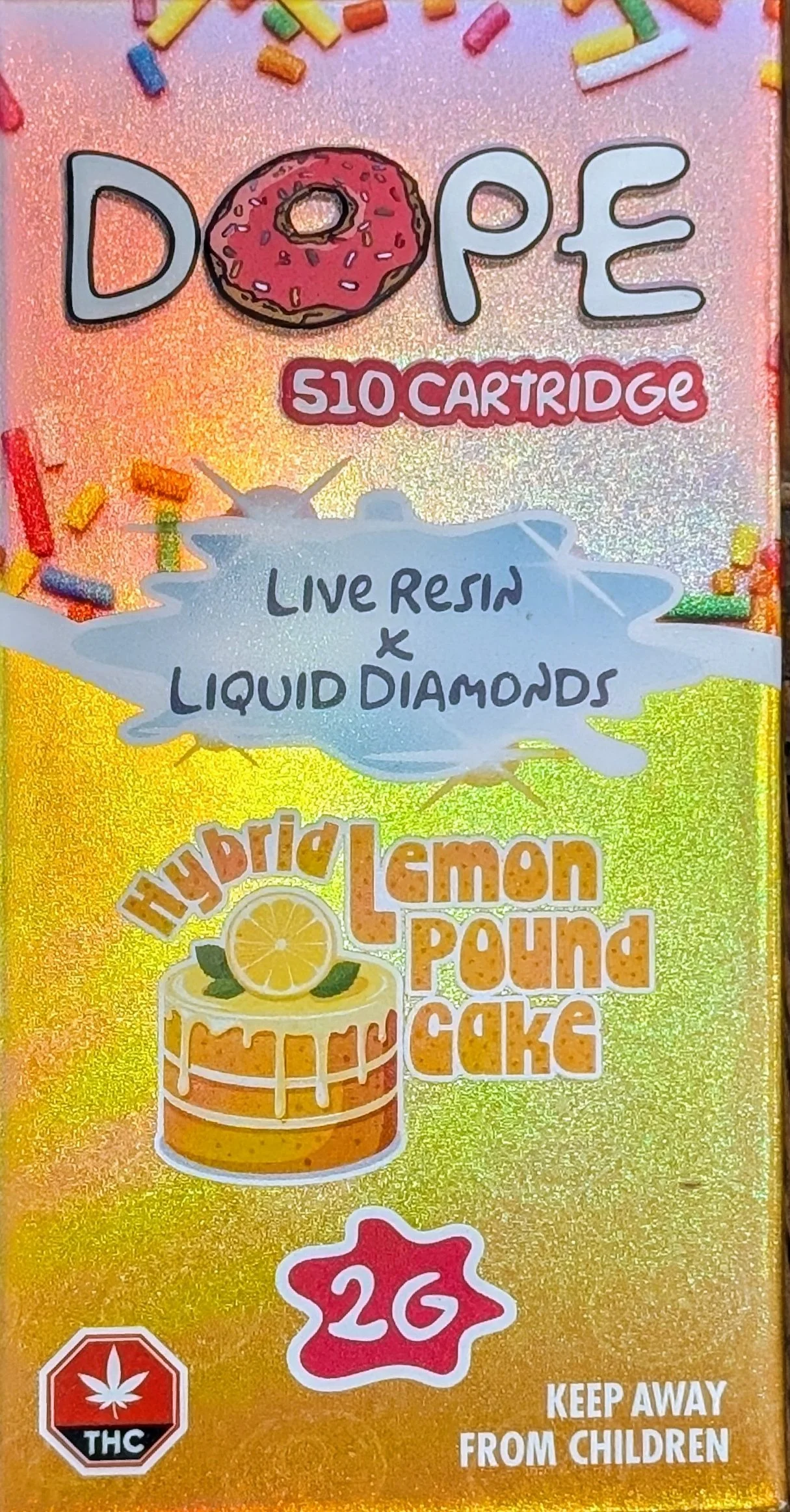 LEMON POUNDCAKE - DOPE 2G CARTRIDGE