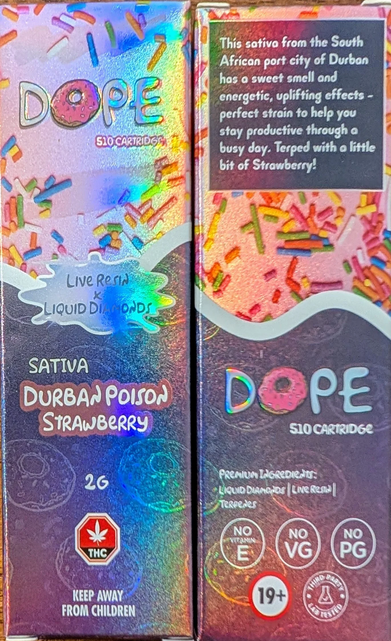 DURBAN POISON STRAWBERRY - DOPE 2G CARTRIDGE