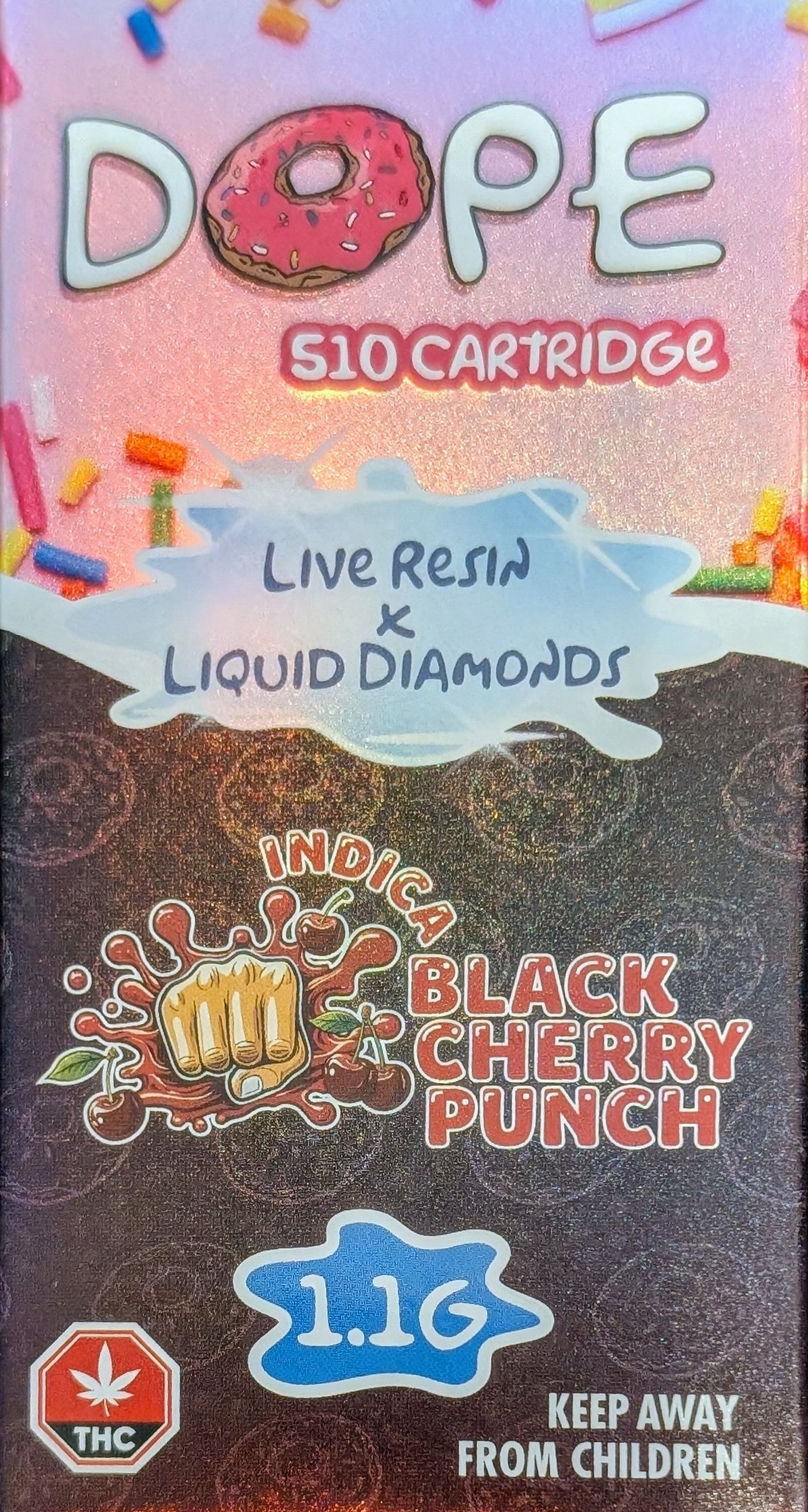 BLACK CHERRY PUNCH - DOPE 1.1G CARTRIDGE