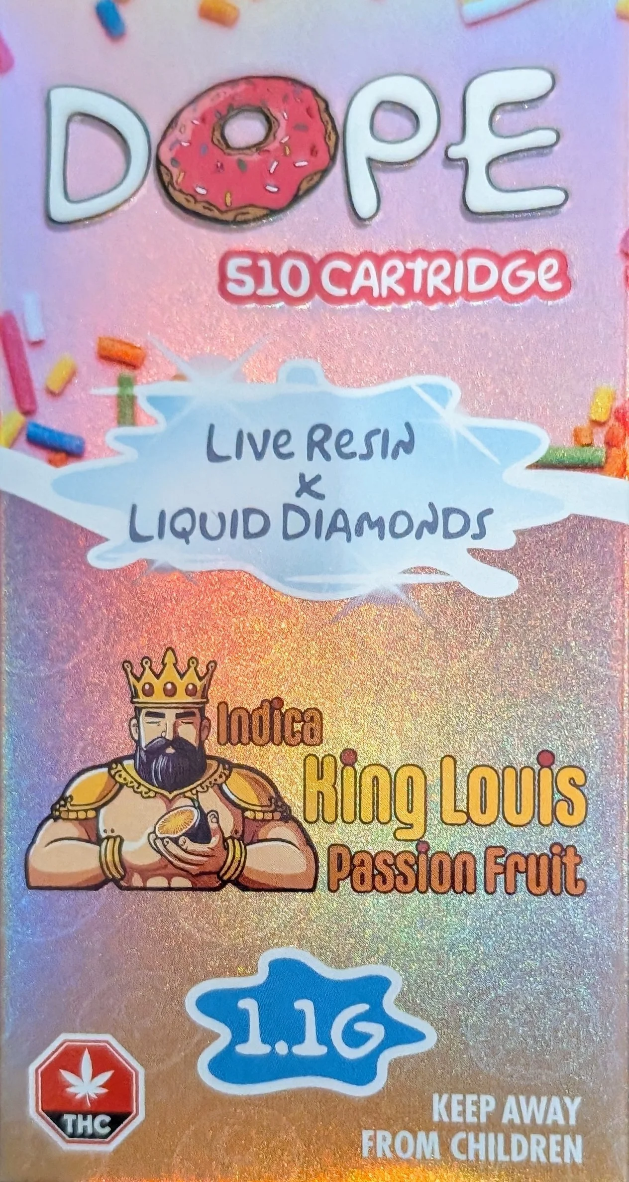 KING LOUIS PASSION FRUIT - DOPE 1.1G CARTRIDGE