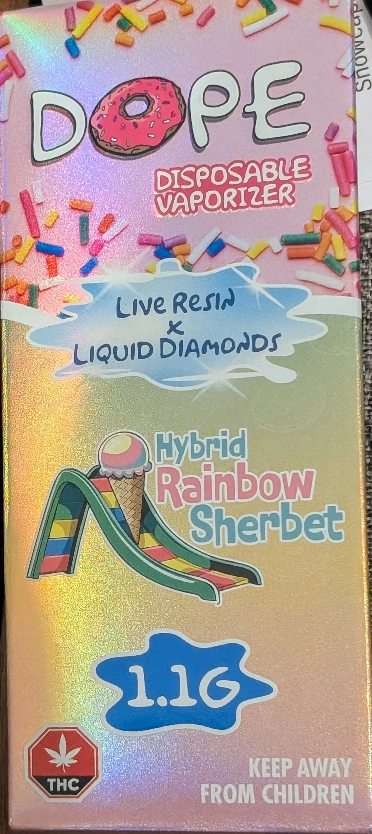 RAINBOW SHERBET - DOPE 1.1G VAPE