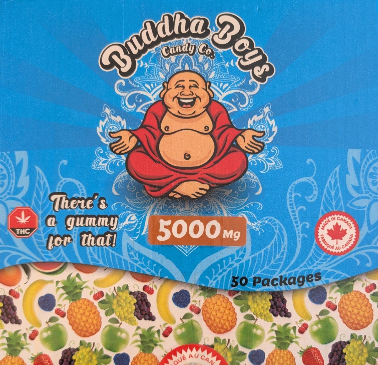 BUDDHA BOYS 5000mg THC GUMMIES