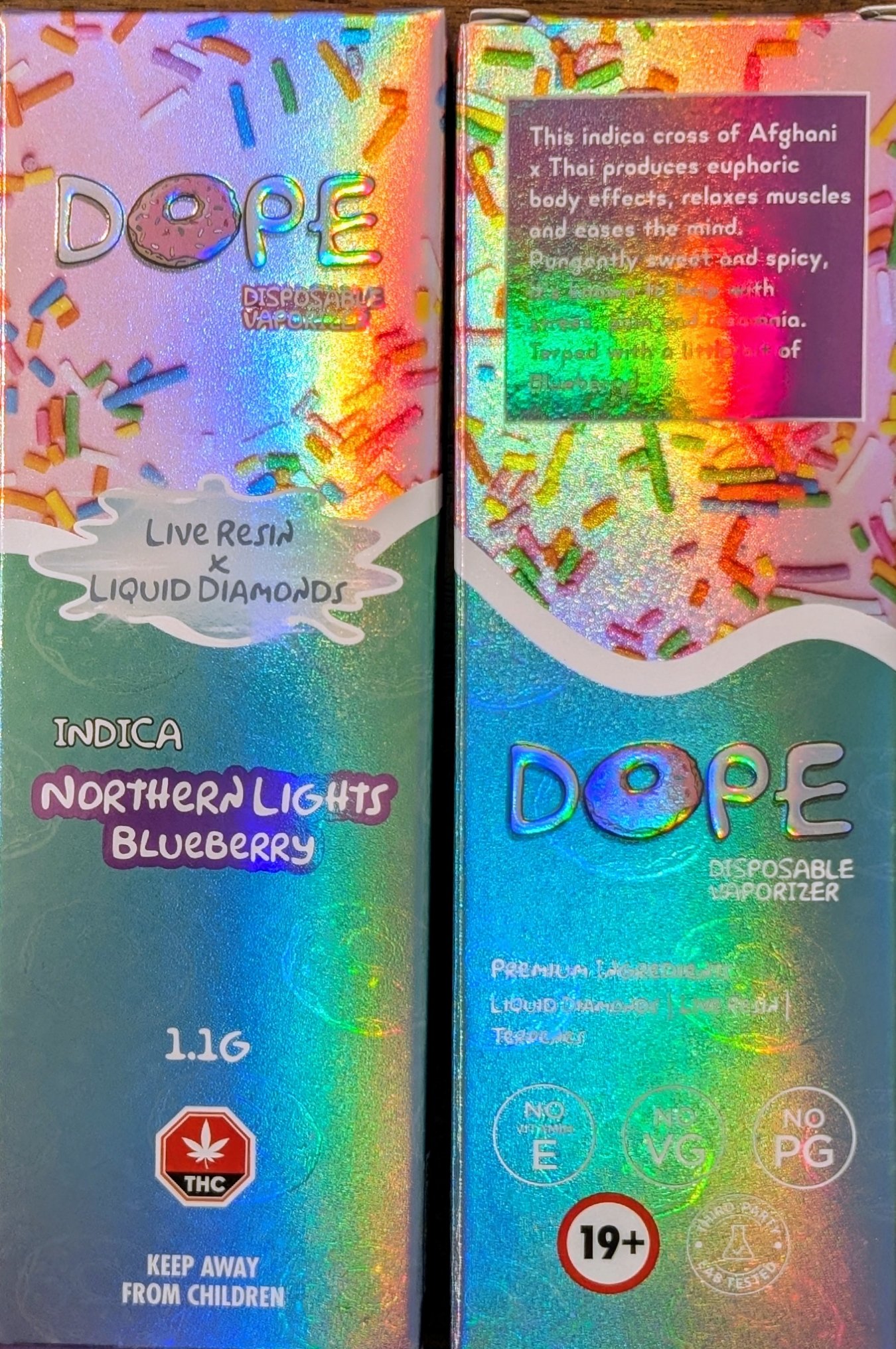 NORTHERN LIGHTS BLUEBERRY - DOPE 1.1G VAPE