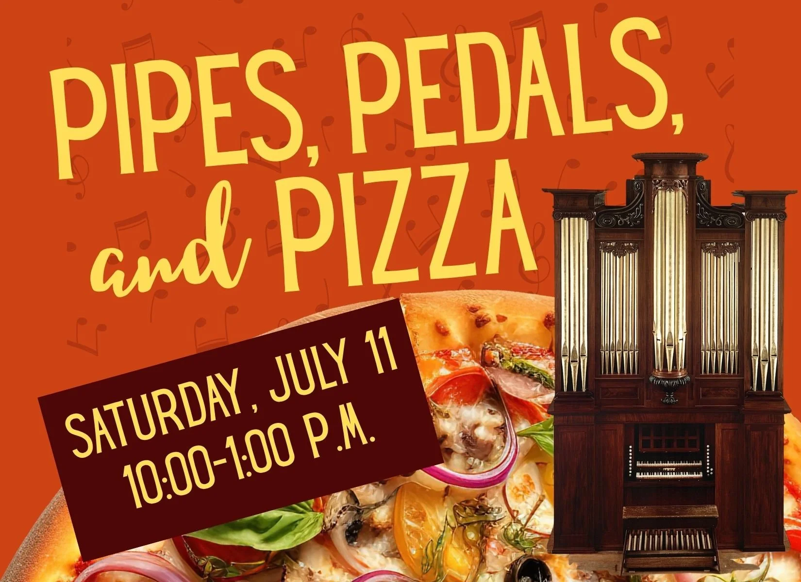 Pipes, Pedals, and Pizza
