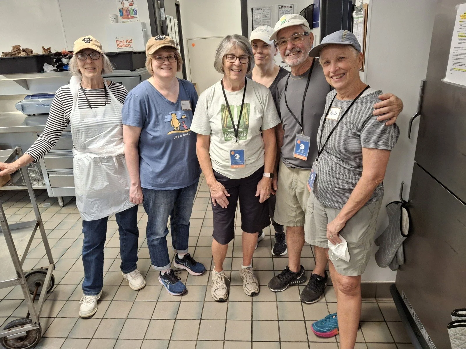 Volunteer to feed the hungry