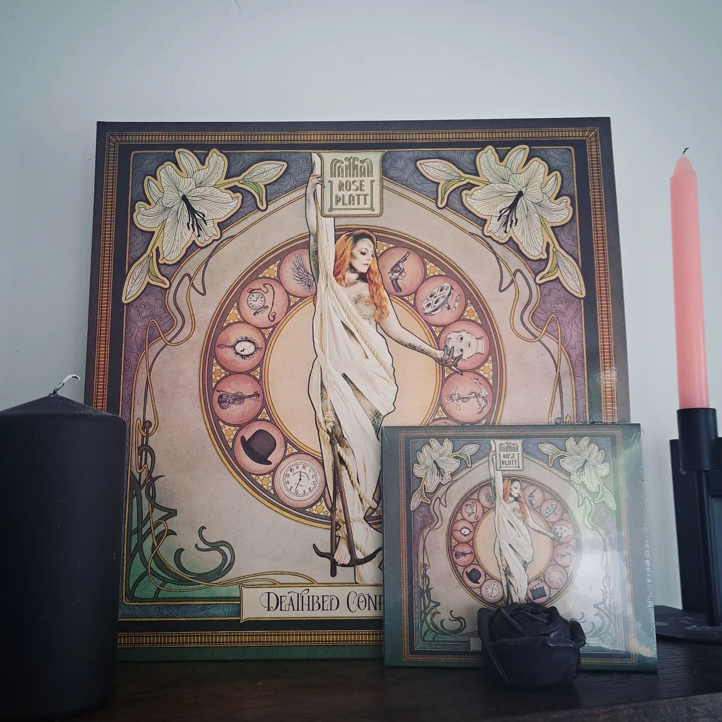 Two more sleeps till release day! We have beautiful gold gatefold vinyls, CDs and a ton of other beautiful &amp; exciting merch on the way! 

Still time to preorder your copy from the link in bio! 😃 👻 🧜&zwj;♀️

#deathbedconfessions #hannahroseplat