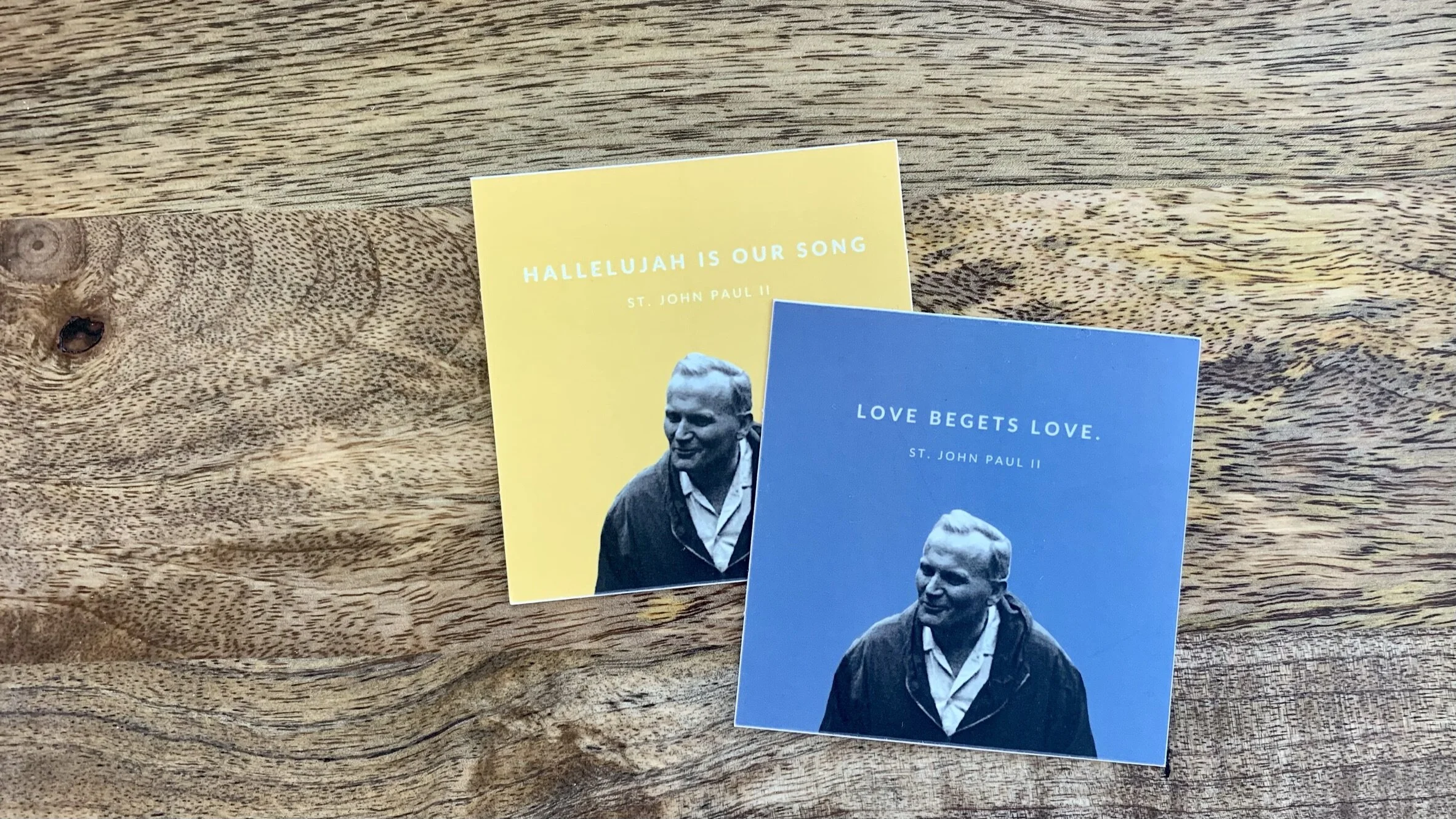 Stickers given out to students