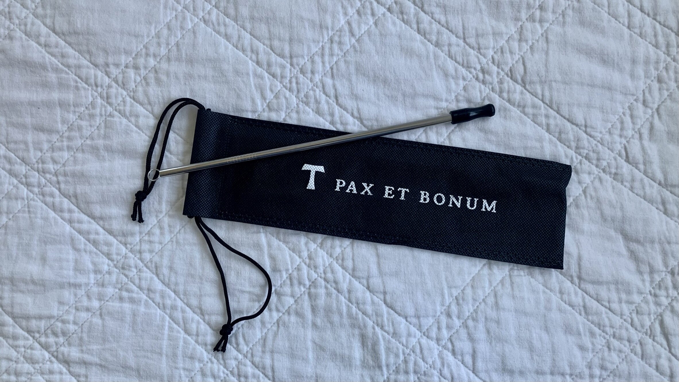 Reusable straw designed and given out to students