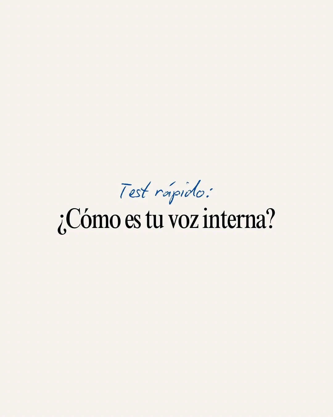 Tu voz interna puede ser tu refugio o tu tormenta. Puede levantarte&hellip; o hundirte un poquito m&aacute;s.

Y nadie nos ense&ntilde;&oacute; a hablar bonito por dentro.
Nos ense&ntilde;aron a exigirnos, a compararnos, a ser fuertes, a no fallar.
P