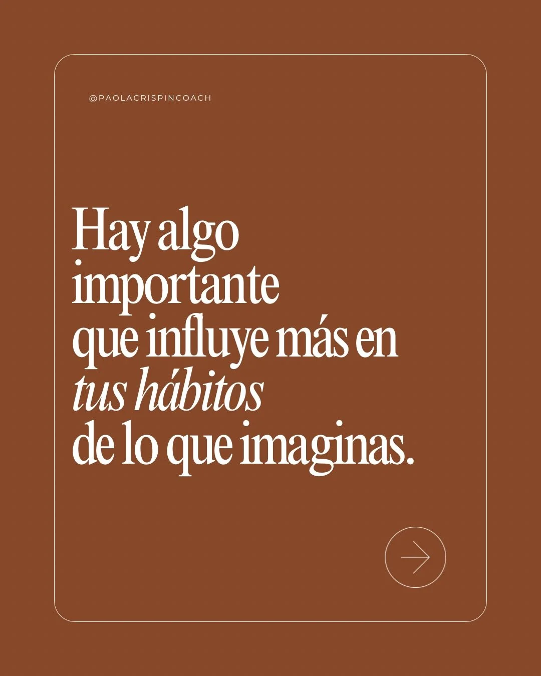 Cuando hablamos de h&aacute;bitos, solemos enfocarnos en la comida, la disciplina o la constancia.
Pero pocas veces miramos la relaci&oacute;n que tenemos con nosotras mismas durante el proceso.

La forma en la que te hablas cuando algo no sale como 
