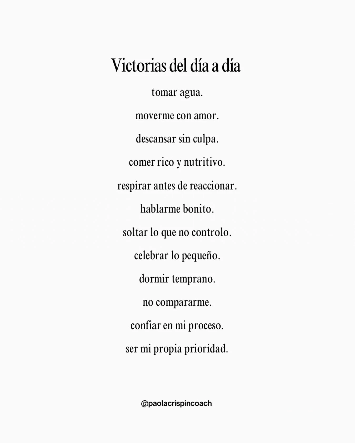 El d&iacute;a que empiezas a celebrar esto&hellip; cambias por dentro. 🤍
&iquest;Cu&aacute;l es la tuya hoy? Te leo 👇🏼