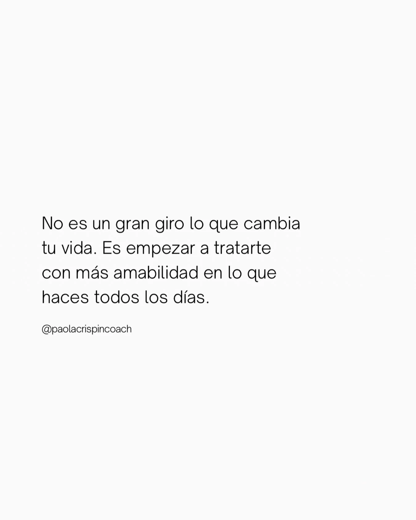 No es un gran giro lo que cambia tu vida.
No necesitas un momento &eacute;pico ni una decisi&oacute;n radical.
El cambio ocurre despacio,
en los gestos que se repiten todos los d&iacute;as
y que a veces pasan desapercibidos.

C&oacute;mo te hablas cu