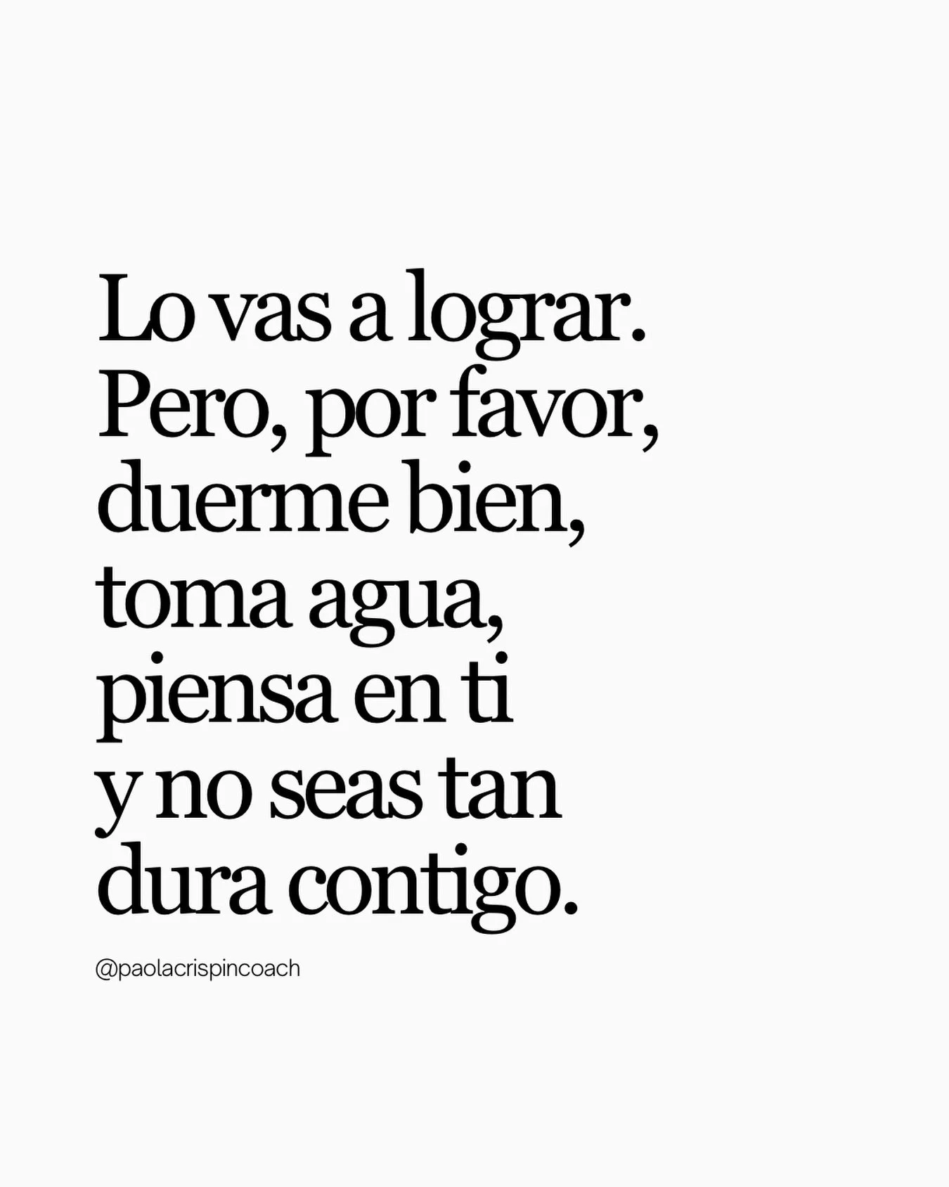 Queremos lograrlo todo
sin sostener lo b&aacute;sico.

Dormimos poco,
vivimos r&aacute;pido,
nos desconectamos de nosotras
y aun as&iacute; esperamos rendir al m&aacute;ximo.

Pero no es falta de disciplina.
Es falta de sost&eacute;n.

Porque no pued