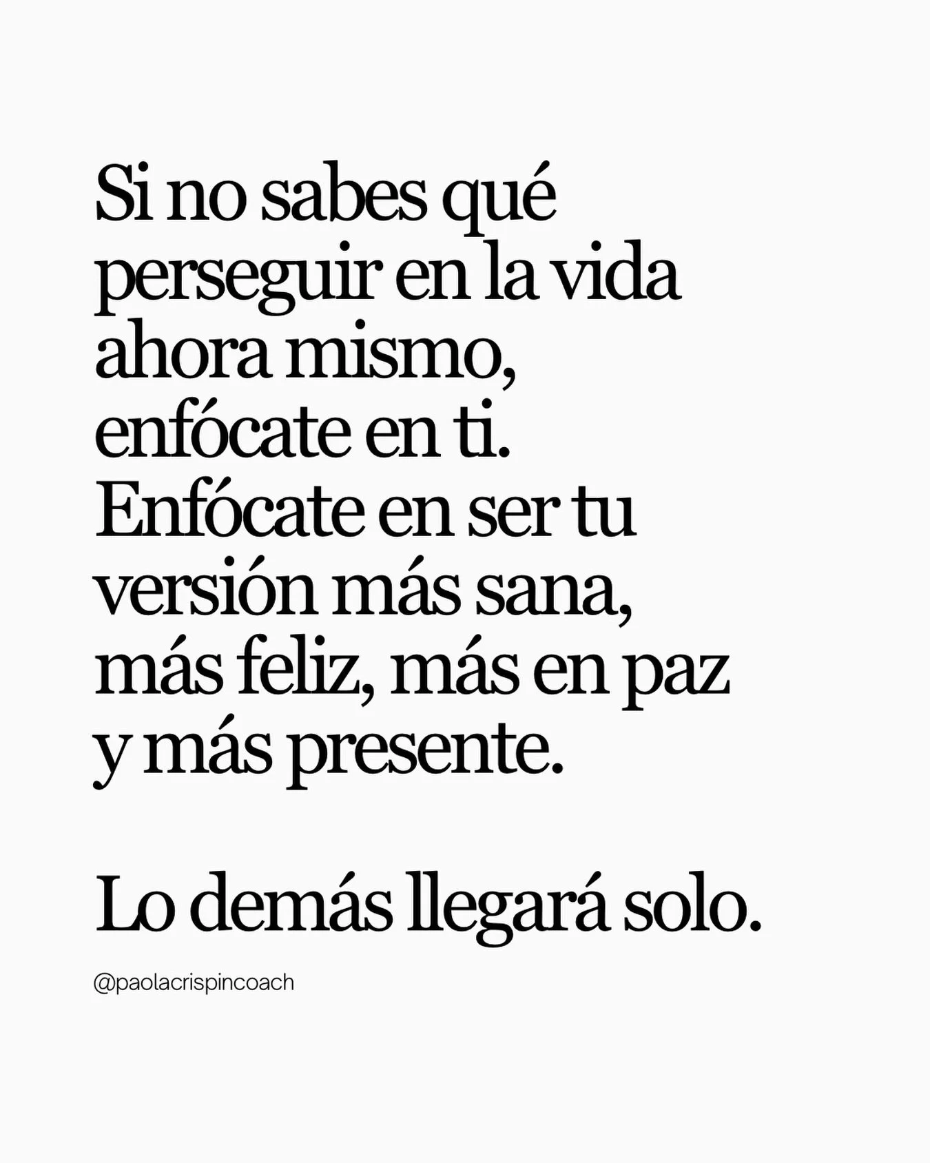 No siempre vas a saber qu&eacute; sigue.
Y no pasa nada.

Hay momentos en los que no es para avanzar&hellip;
es para volver a ti.

Sanar.
Soltar.
Escucharte.

Porque la claridad no llega cuando fuerzas.
Llega cuando te eliges.