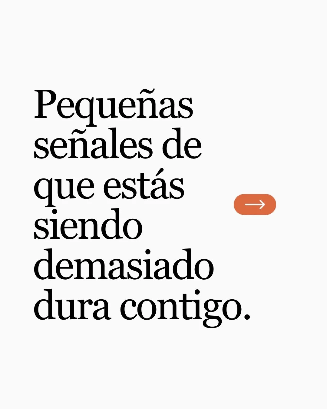 Lo m&aacute;s dif&iacute;cil de ser demasiado dura contigo misma es que con el tiempo se vuelve invisible.

Ya no lo notas.
Se convierte en tu forma de funcionar.

En tu voz normal.

En lo que crees que es motivaci&oacute;n pero en realidad es maltra