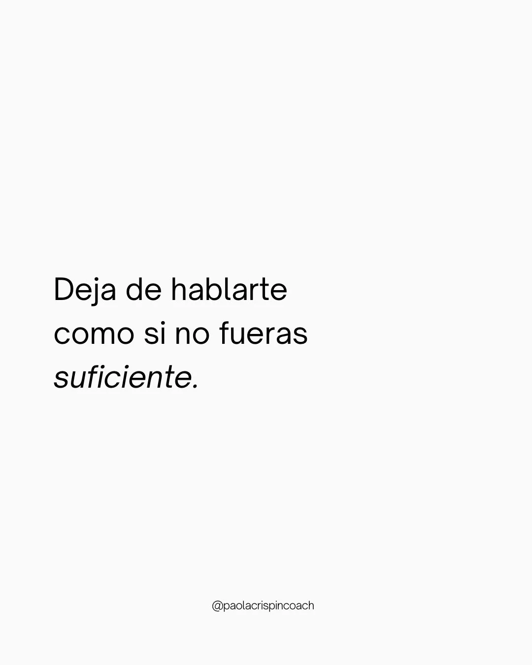 A veces me pregunto cu&aacute;nto tiempo perdemos en guerra con nosotras mismas.

No la guerra grande. La peque&ntilde;a. La de todos los d&iacute;as.

La del &ldquo;no lo hice bien&rdquo;, &ldquo;deber&iacute;a haber sido diferente&rdquo;, &ldquo;ot