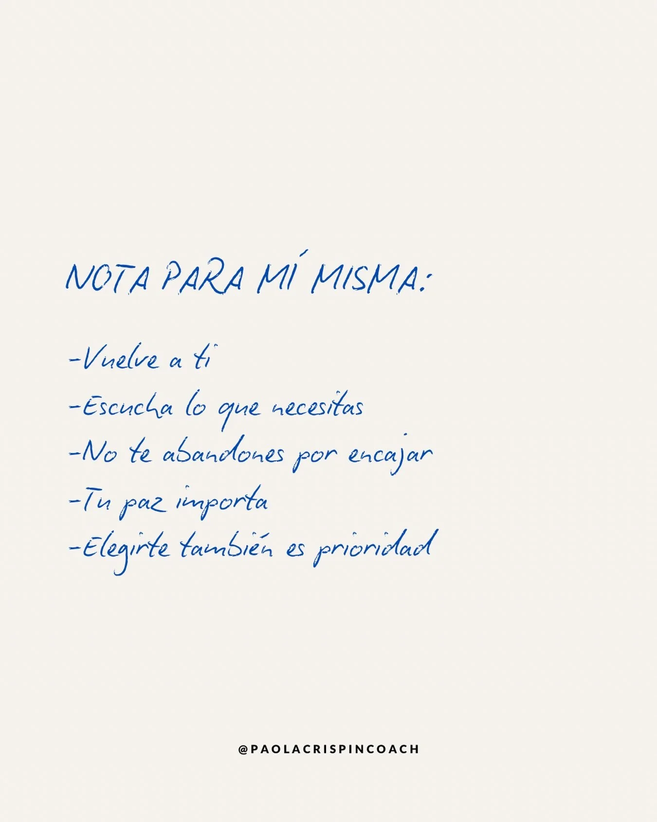 Elegirte tambi&eacute;n es prioridad.