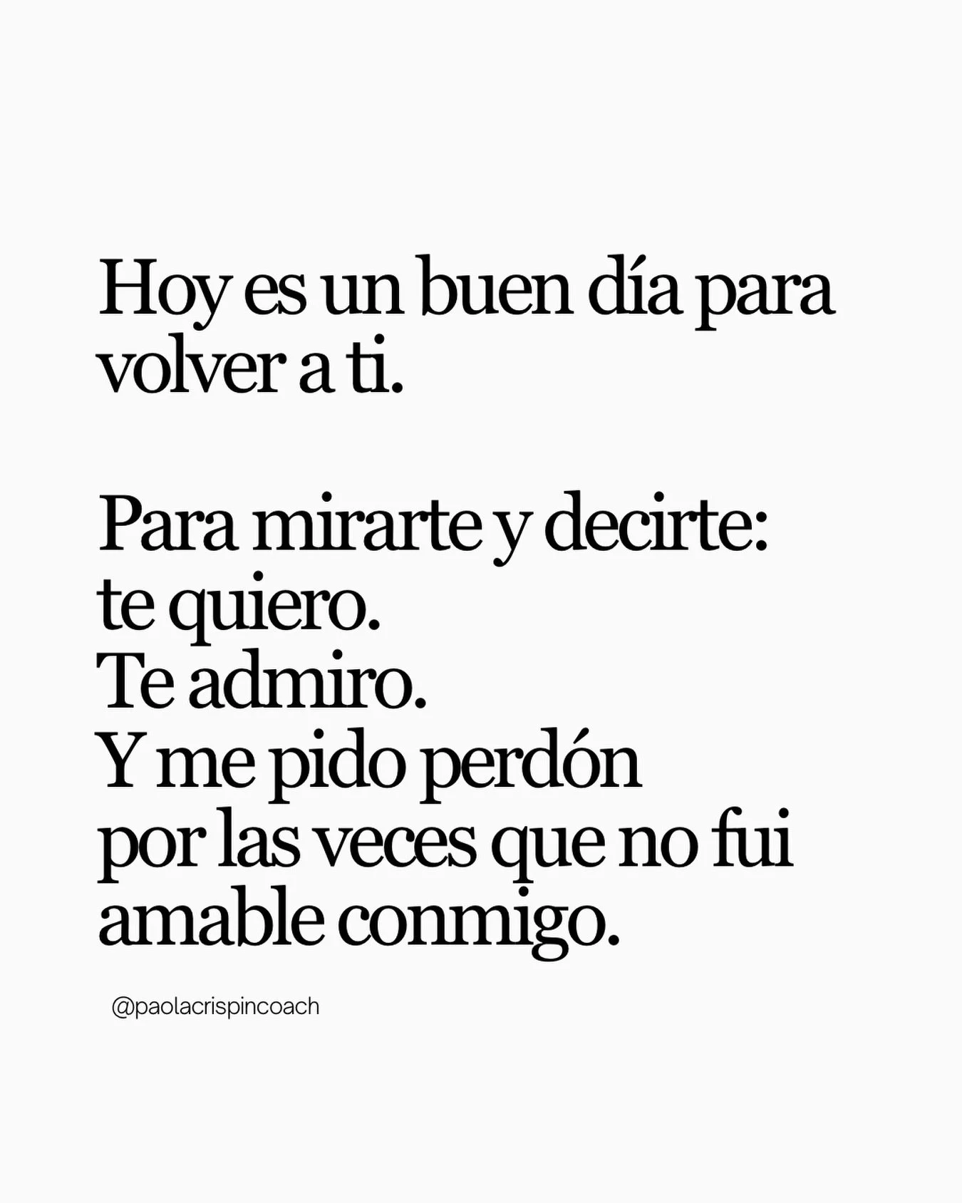 Hay una conversaci&oacute;n que llevas tiempo evitando.

No con alguien m&aacute;s.
Contigo.

La de reconocer que hubo momentos
en los que no fuiste amable contigo.
Que te exigiste demasiado.
Que te hablaste de una forma
que no le permitir&iacute;as 