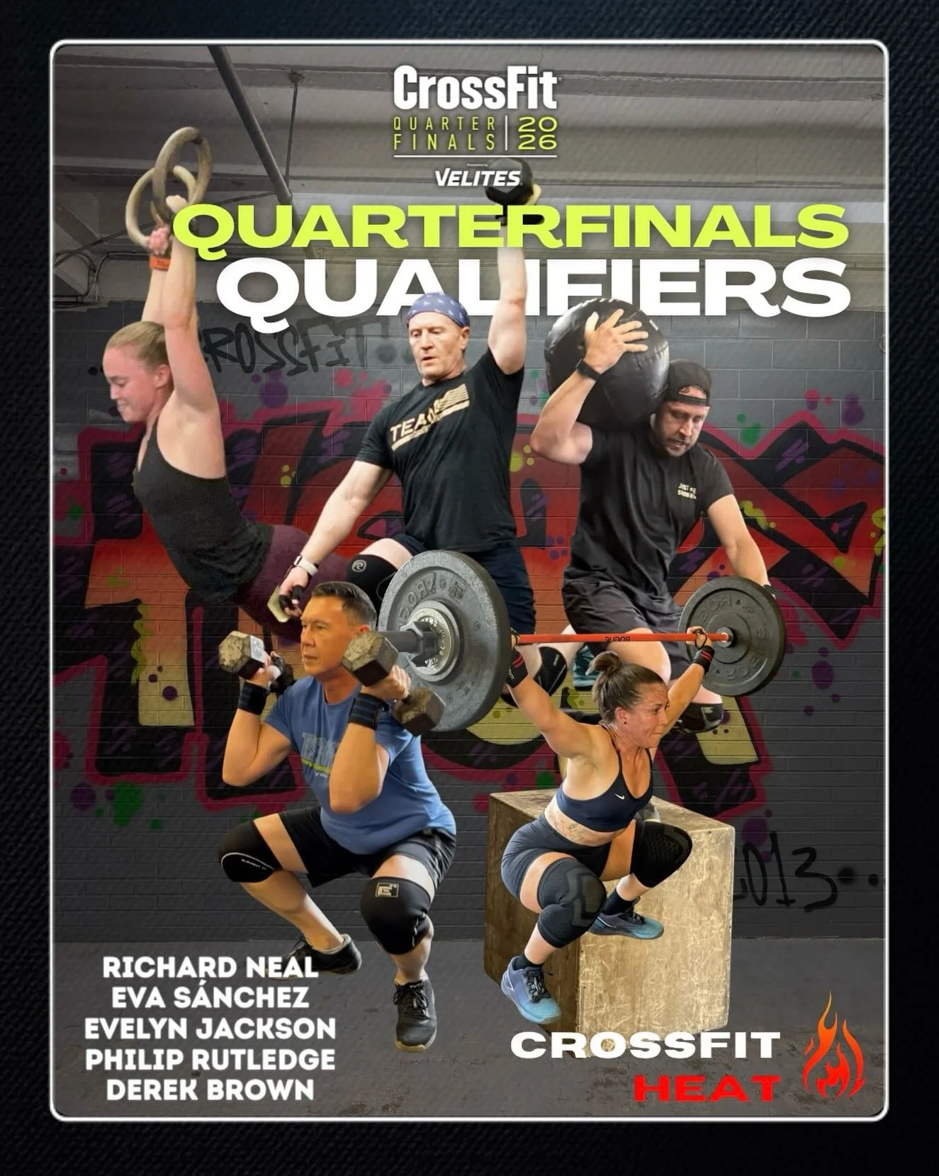 Quarterfinals weekend! 🔥
Huge congrats to all of our CrossFit Heat athletes who qualified!! 🎉✅

The work is being done, and it shows. We&rsquo;re so proud of every single one of you!! 🫶🏻🏋🏻

crossfitheat.com
info@crossfitheat.com

810 S Saint Pa