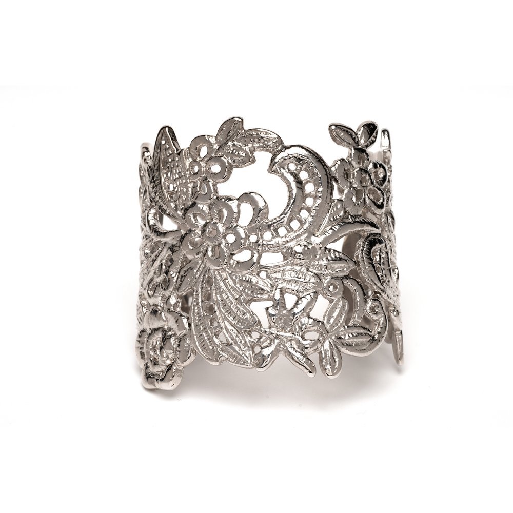 SILVER LACE CUFF