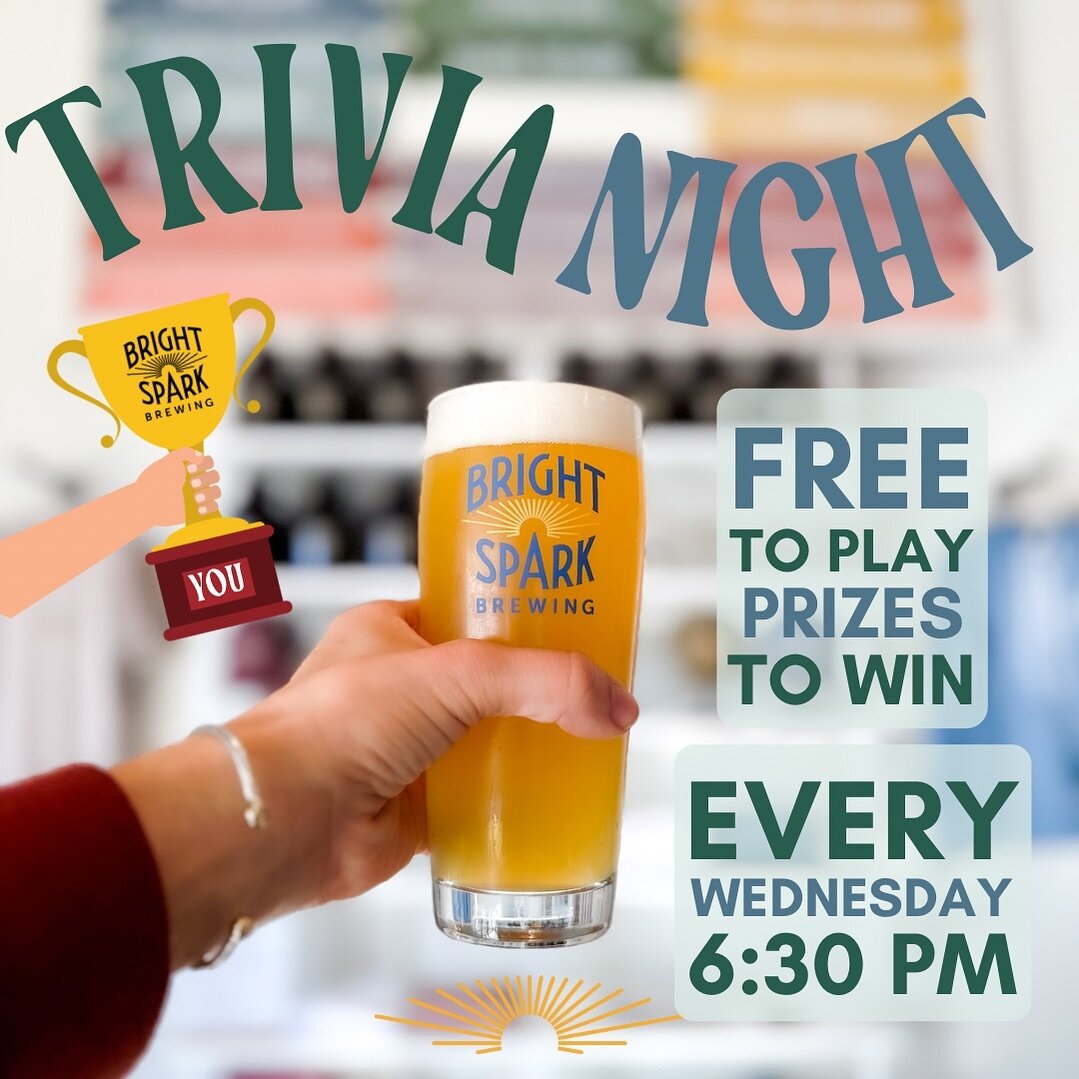 💪Rally your teammates! Prizes and glory await! 🤩

🍻 Every Wednesday at 6:30 PM
🧠 @headgamestrivia with Host Josh
🏆 Free to Play &bull; Prizes to Win
🏃🏽&zwj;♀️ Arrive Early for the best seats!