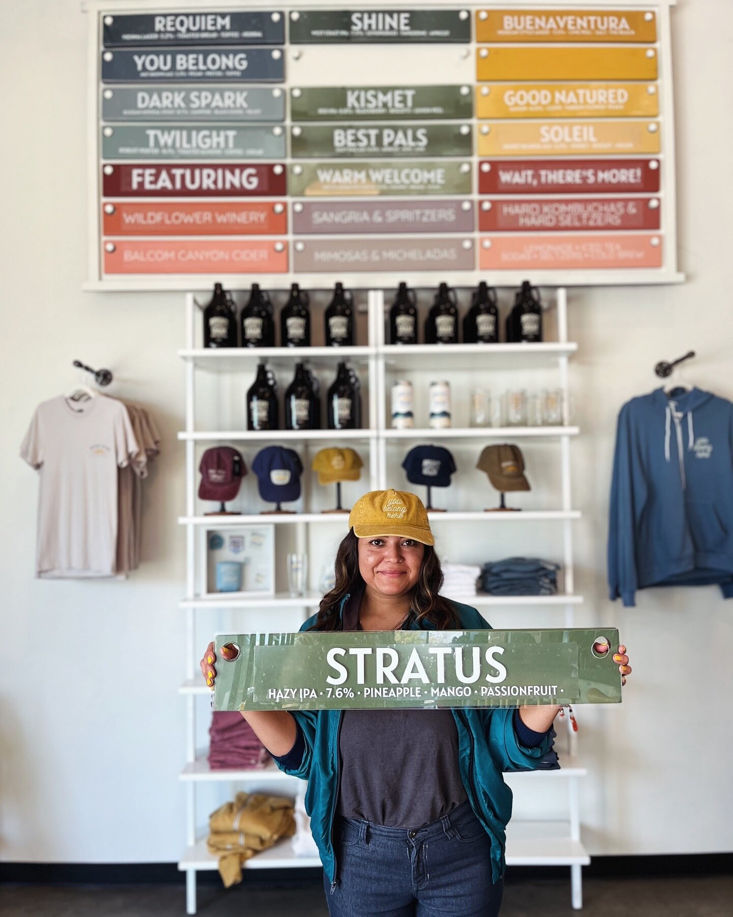 🚨Stratus is back on tap!

Hazy, cloudy days for our Hazy IPA ☁️🍻

Get out of the rain this weekend and join us at Bright Spark for a pint of our fresh batch!

☁️ STRATUS ☁️
Hazy IPA
7.6% abv 
With Notes Of Pineapple, Mango, and Passionfruit