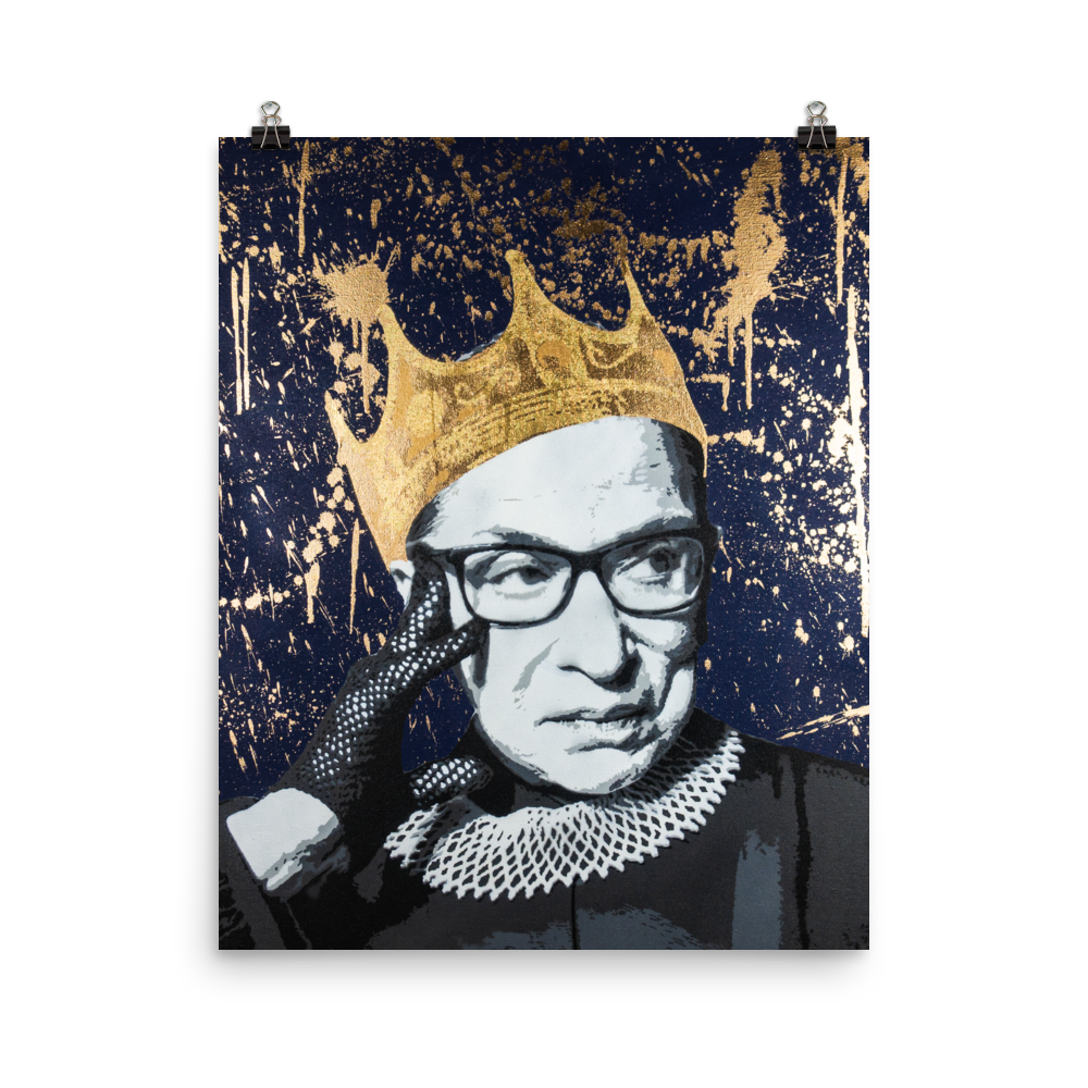 Notorious RBG Matte Print