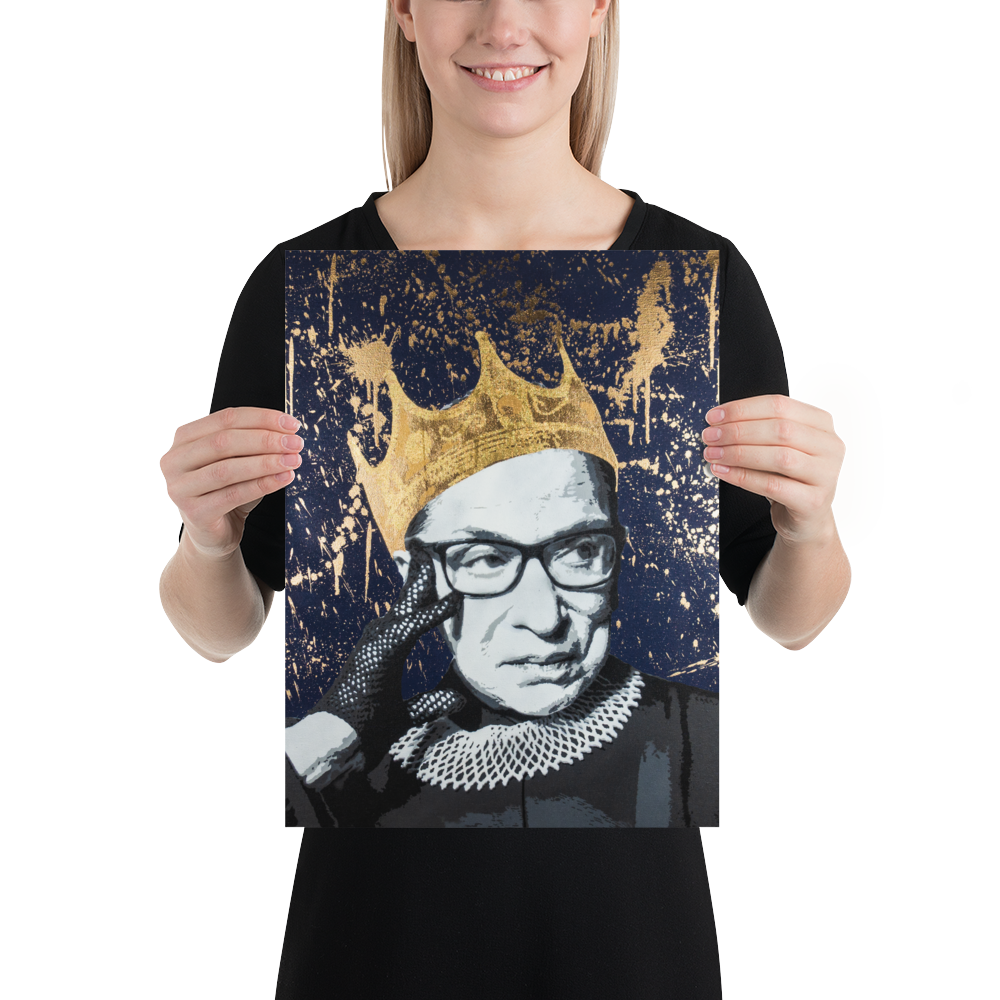 Notorious RBG Matte Print 12x16