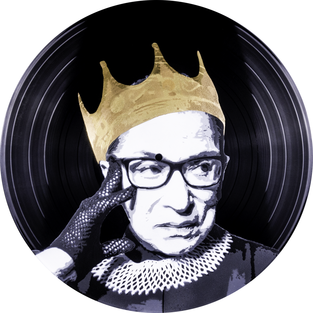 NOTORIOUS RBG | Ruth Bader Ginsburg Stencil Art Vinyl