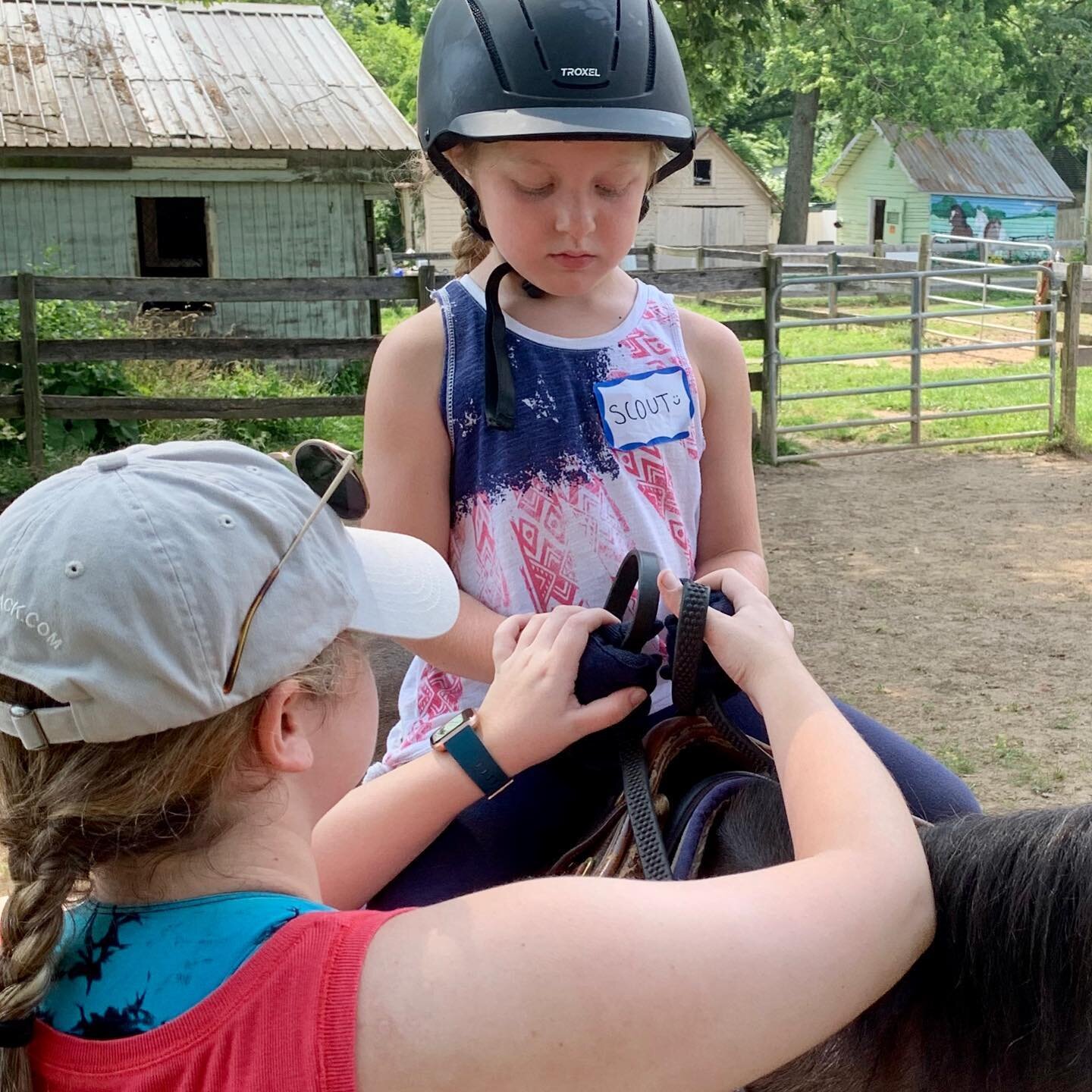 A great way to start another week of Pony Pals summer camp!! It&rsquo;s hot but we are havin&rsquo; fun!!!