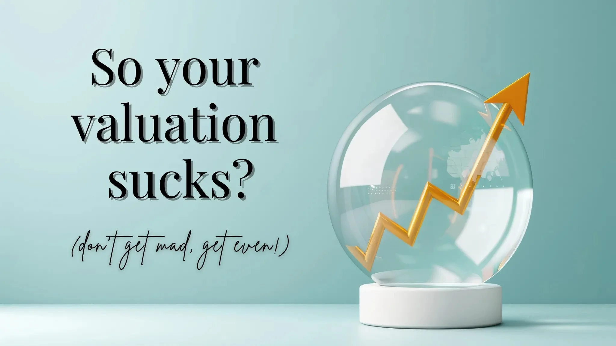 Your Valuation Sucks? What to Do About It