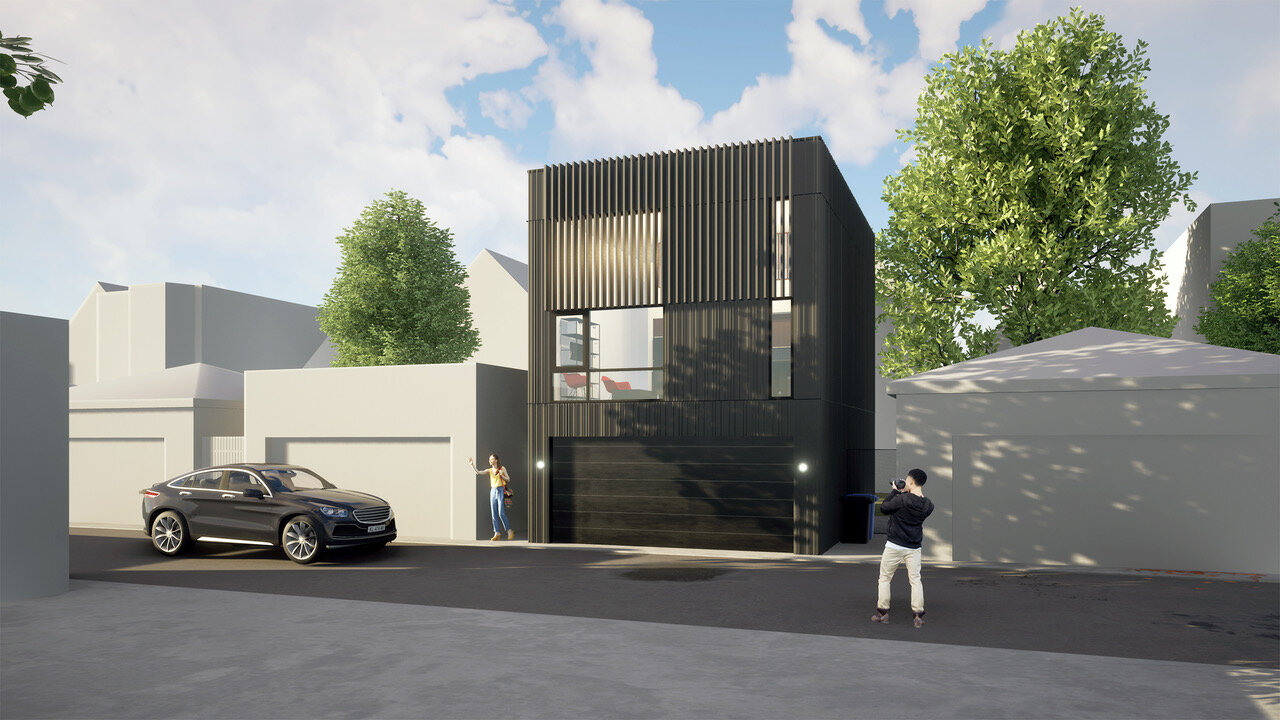   Damen - Residence - 668 SFGarage - 456 SFBedrooms - 1 / LoftedBaths - 1Garage spaces - 2.5Lot size - 25’ wide lot or larger