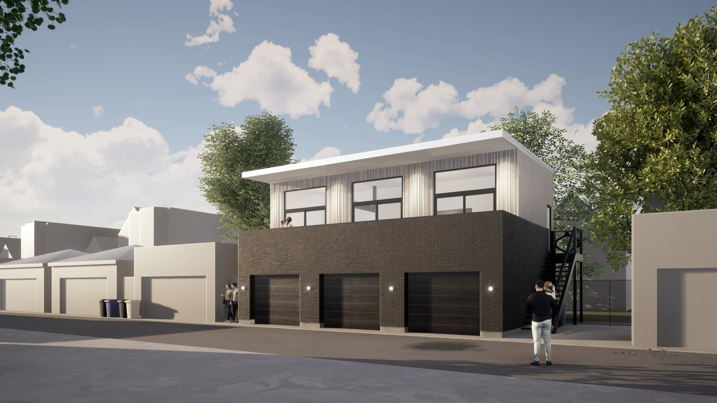   Ashland - Residence - 700 SFGarage - 977 SFBedrooms - 1 / Main living levelBaths - 1Garage spaces - 3Lot size - 50’ wide lot
