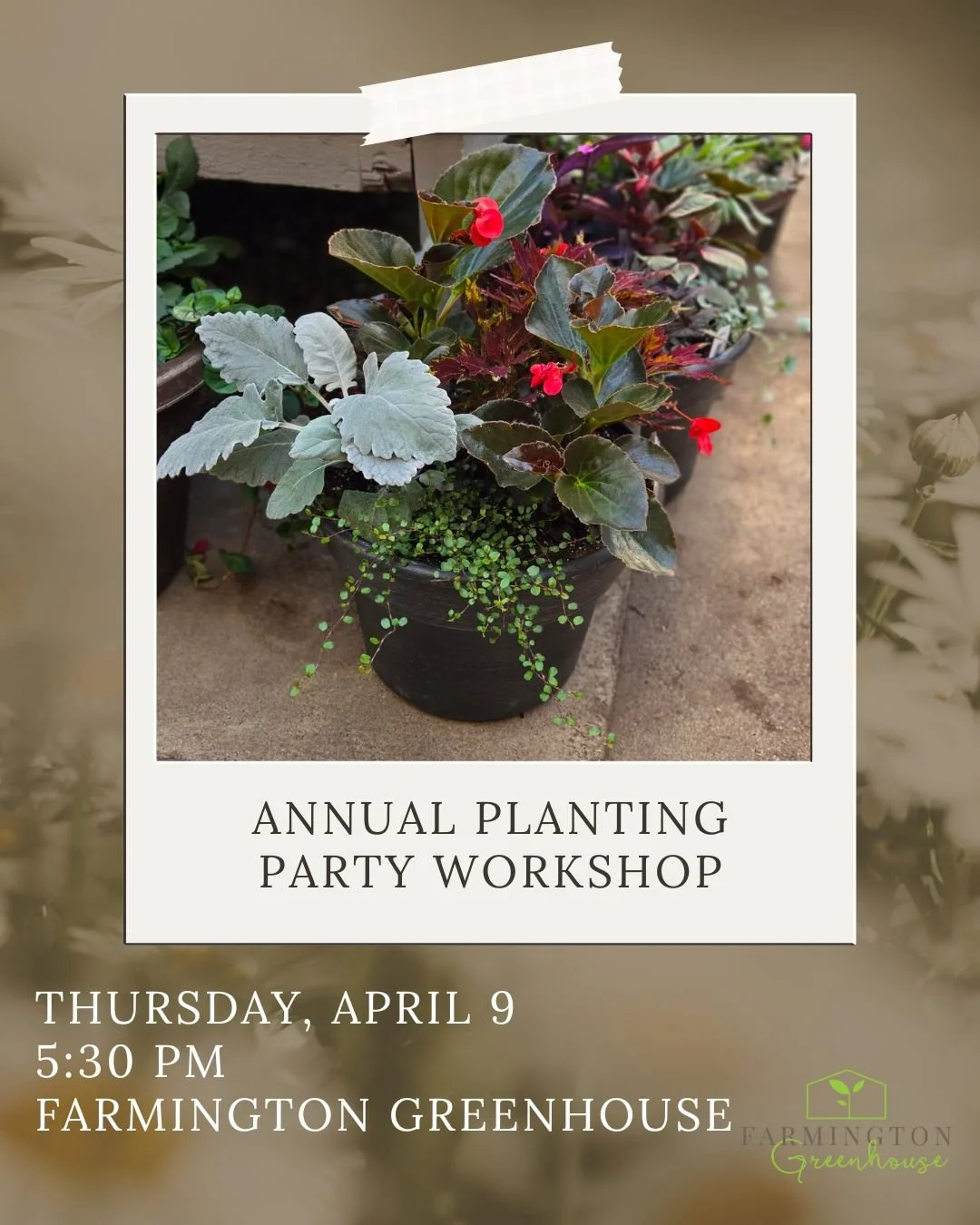Annual Planting Party Workshop