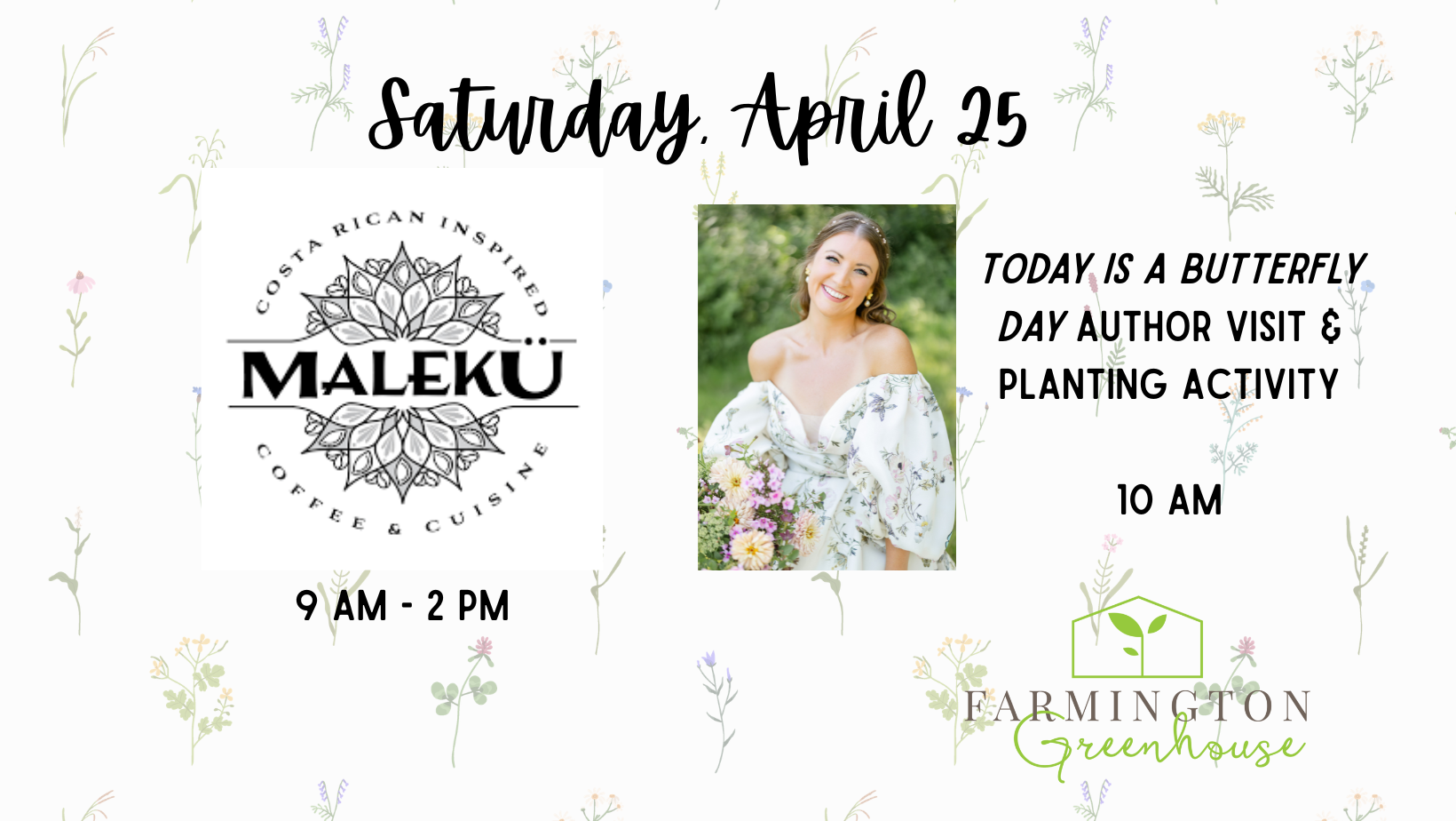 Today is a Butterfly Day Author Visit &amp; Maleku Coffee