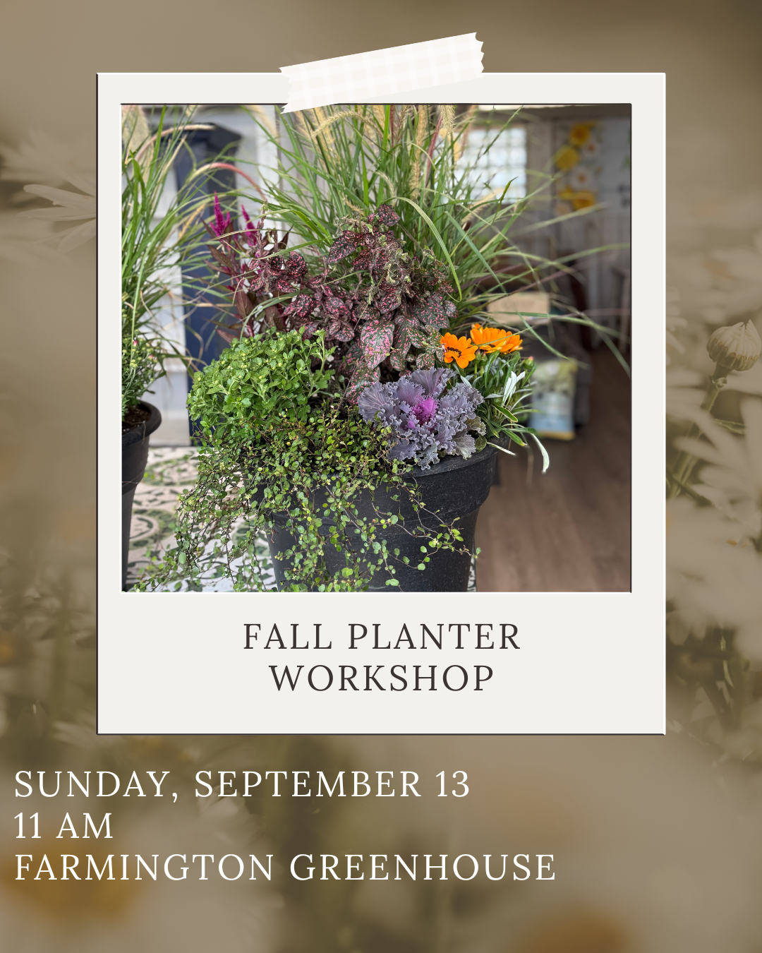 Fall Planter Workshop