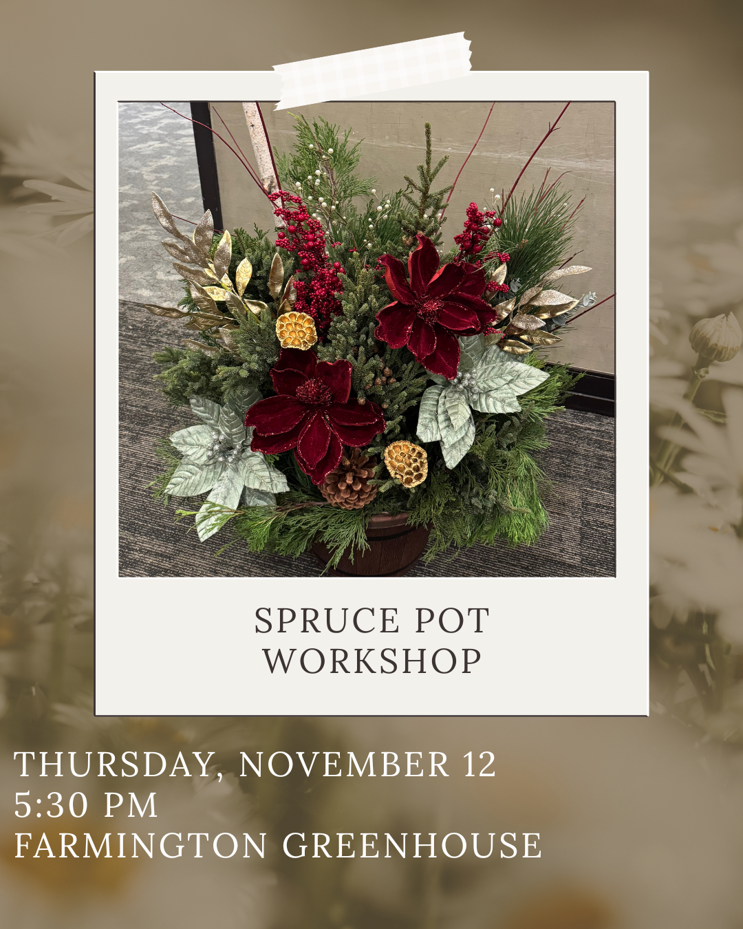 Spruce Pot Workshop
