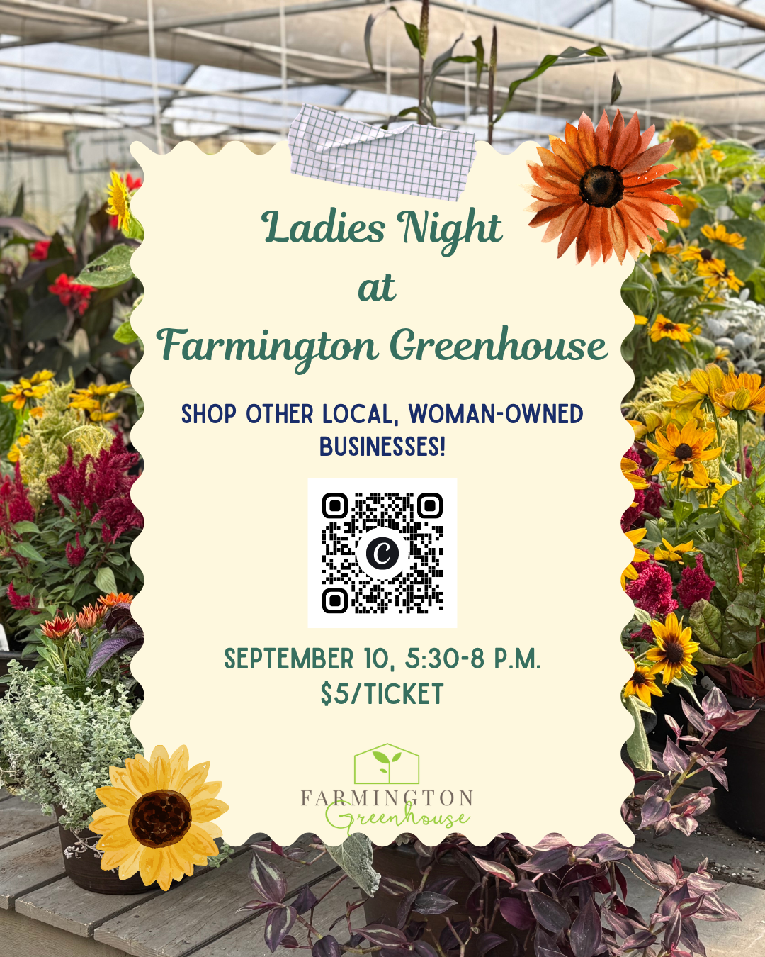 Ladies Night at Farmington Greenhouse