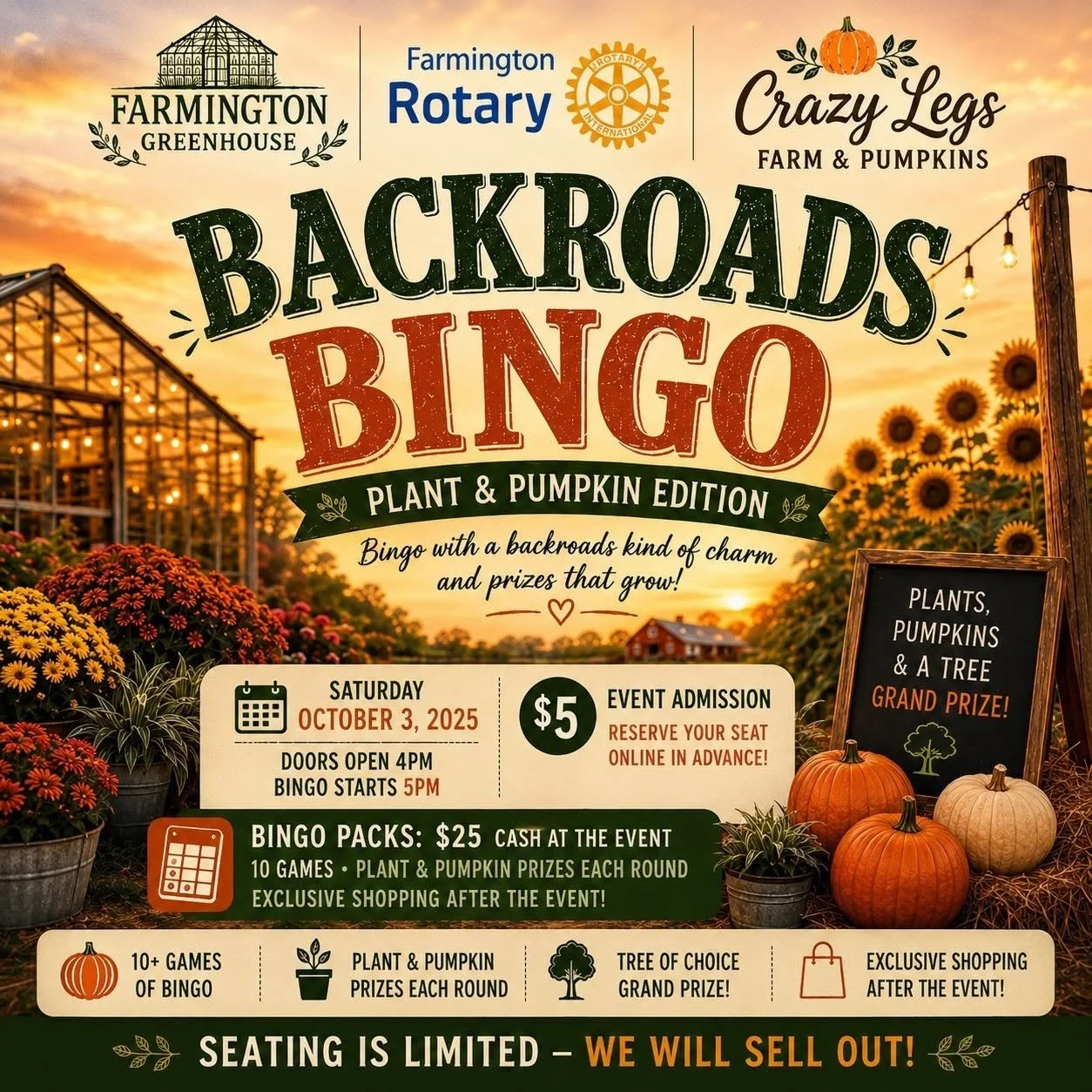 🌿🎃 BACKROADS BINGO: PLANTS & PUMPKINS EDITION 🎃🌿