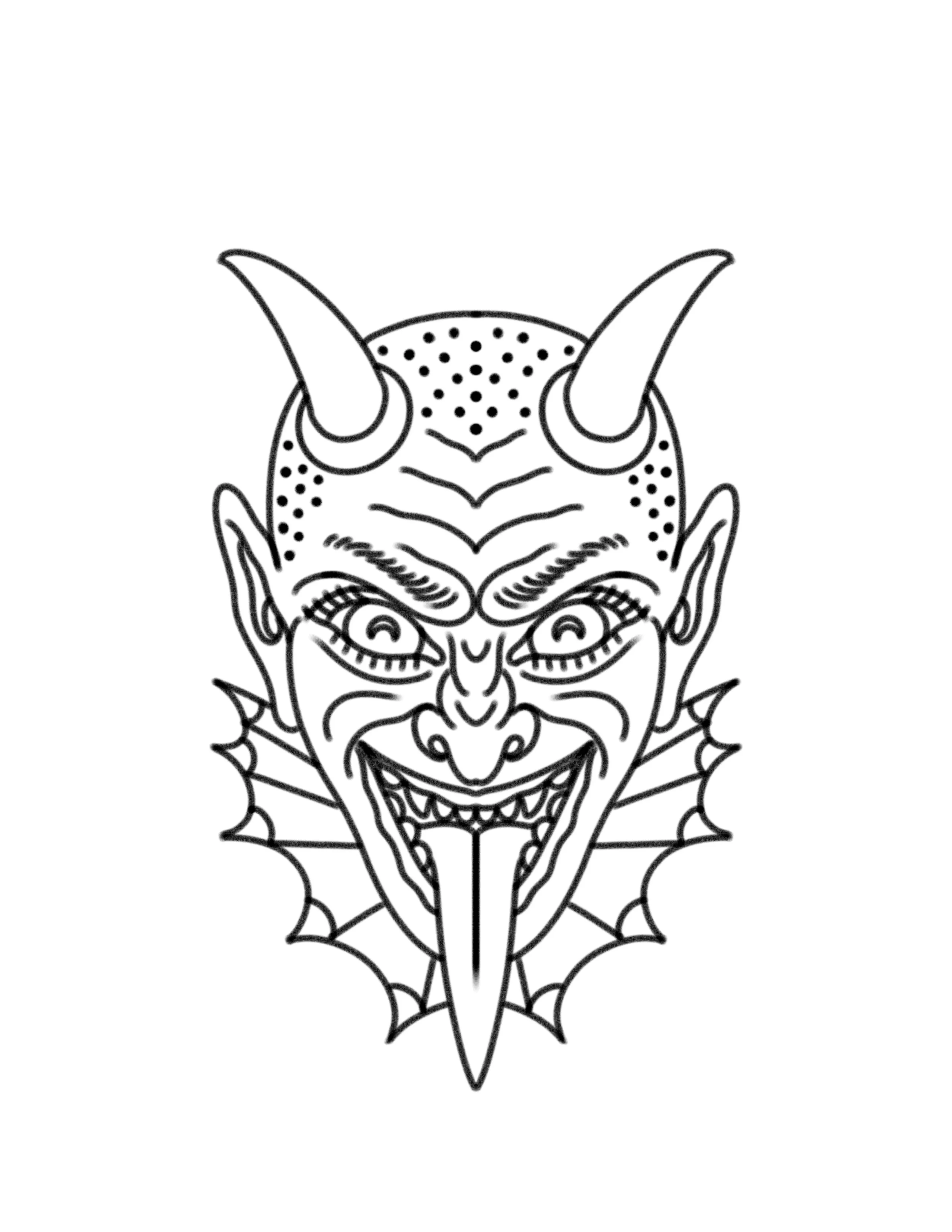 Demon/spike collar